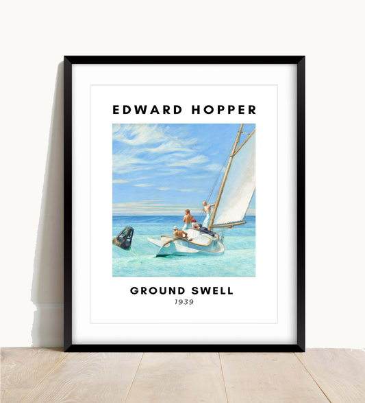 Edward Hopper, Ground Swell Print