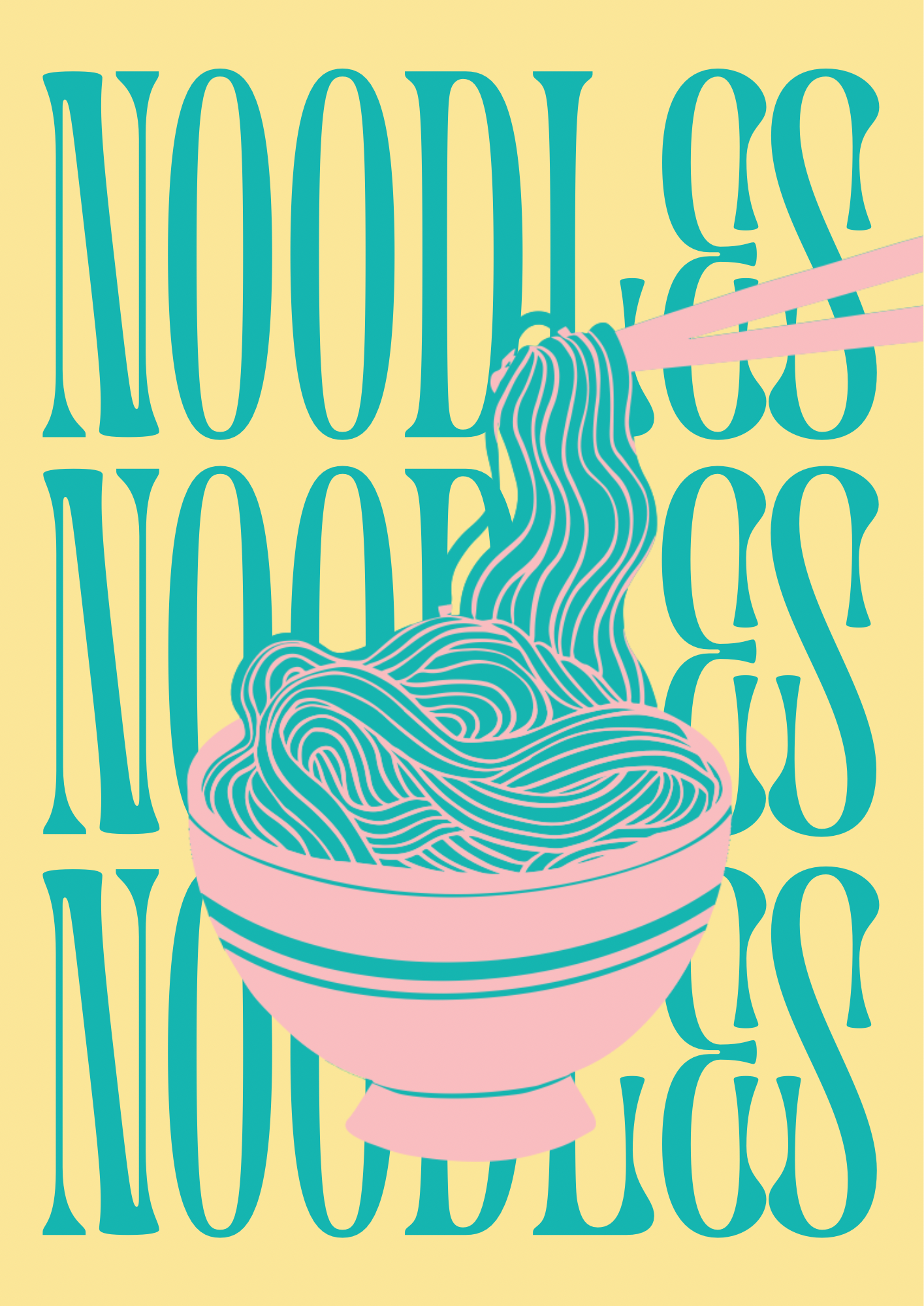 Noodles Print
