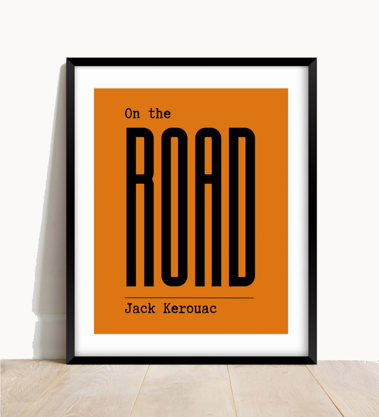 Typography Print, Jack Kerouac