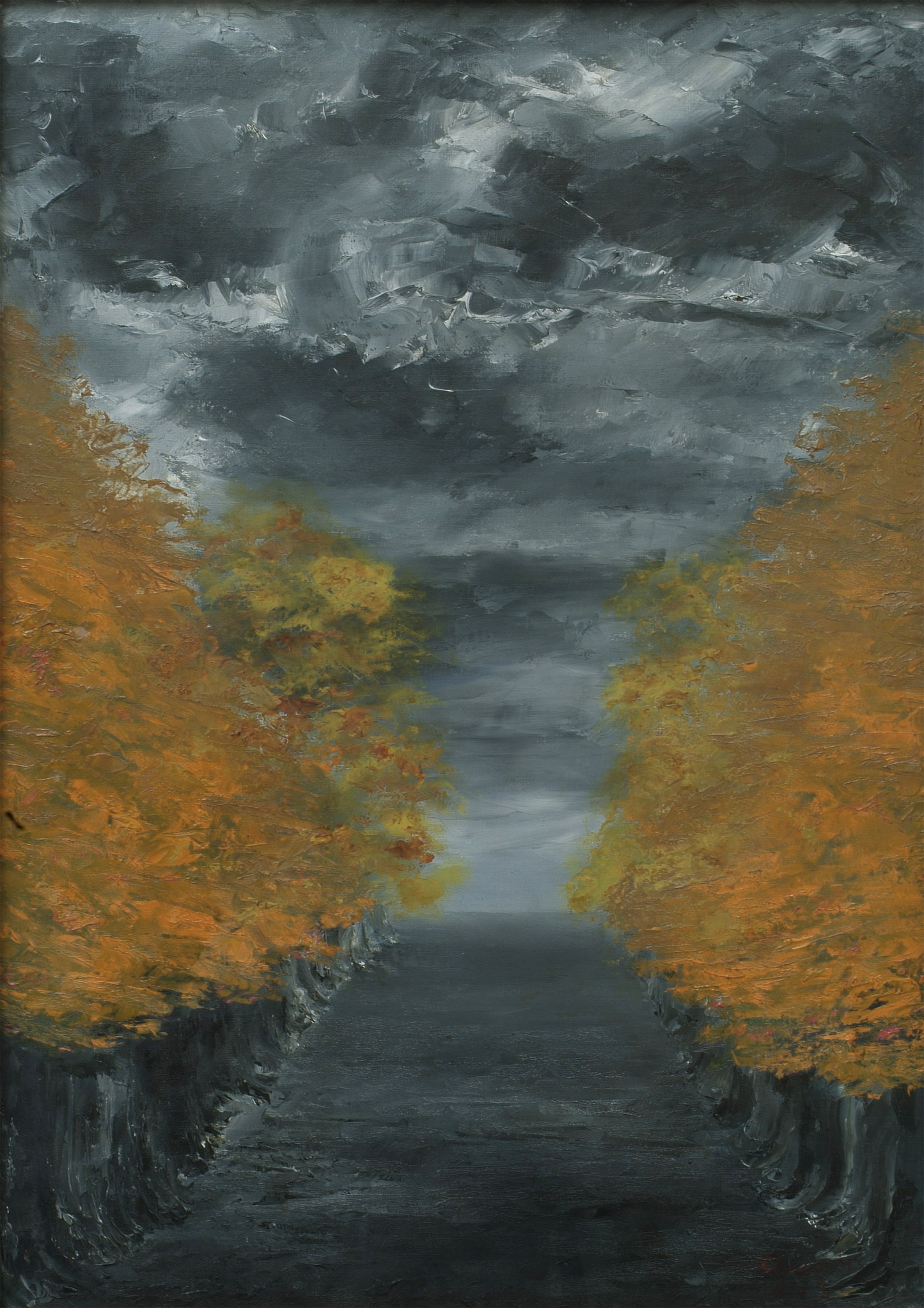 August Strindbeg, The Avenue Print