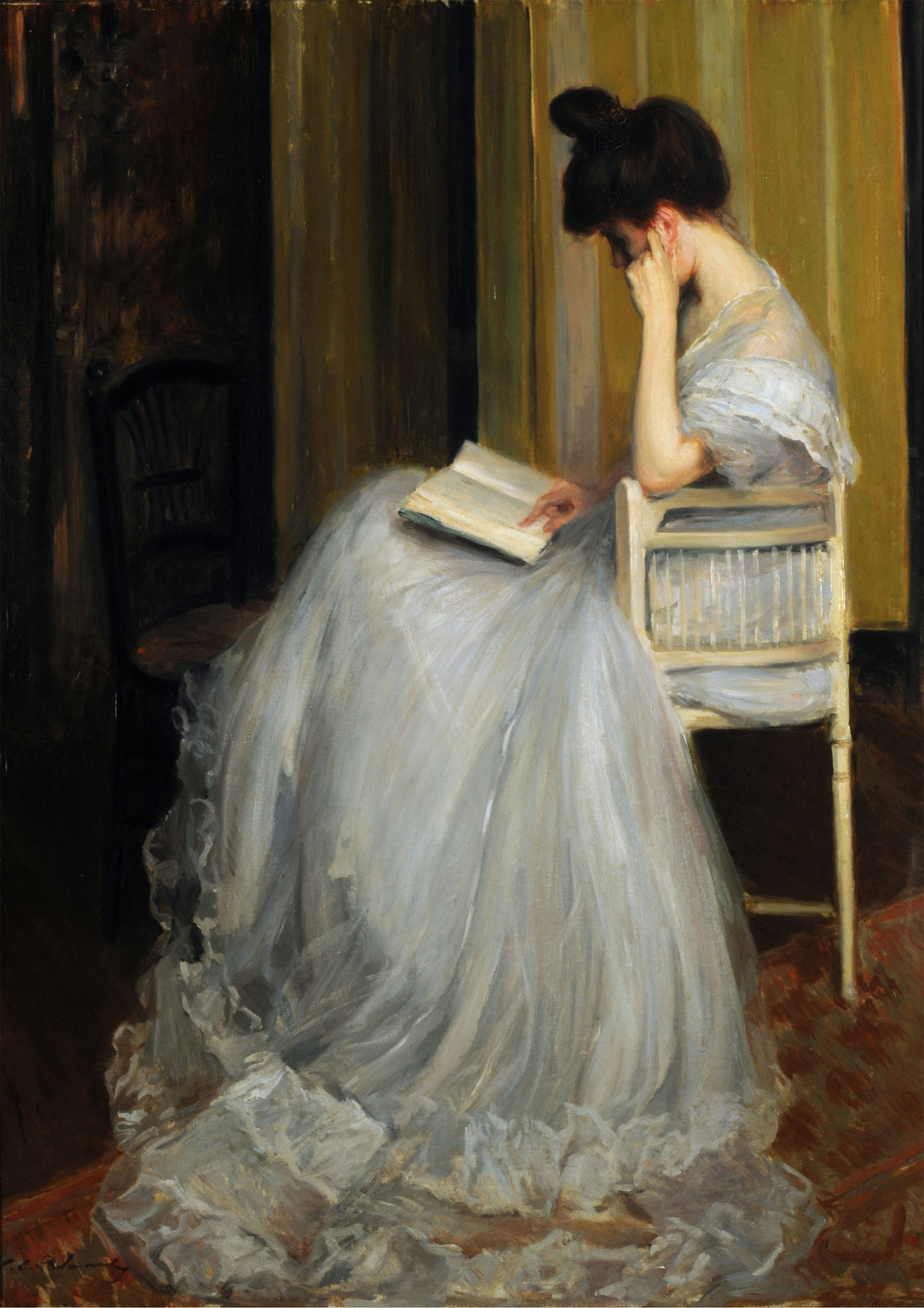 Jacques Émile Blanche, The Reader Print