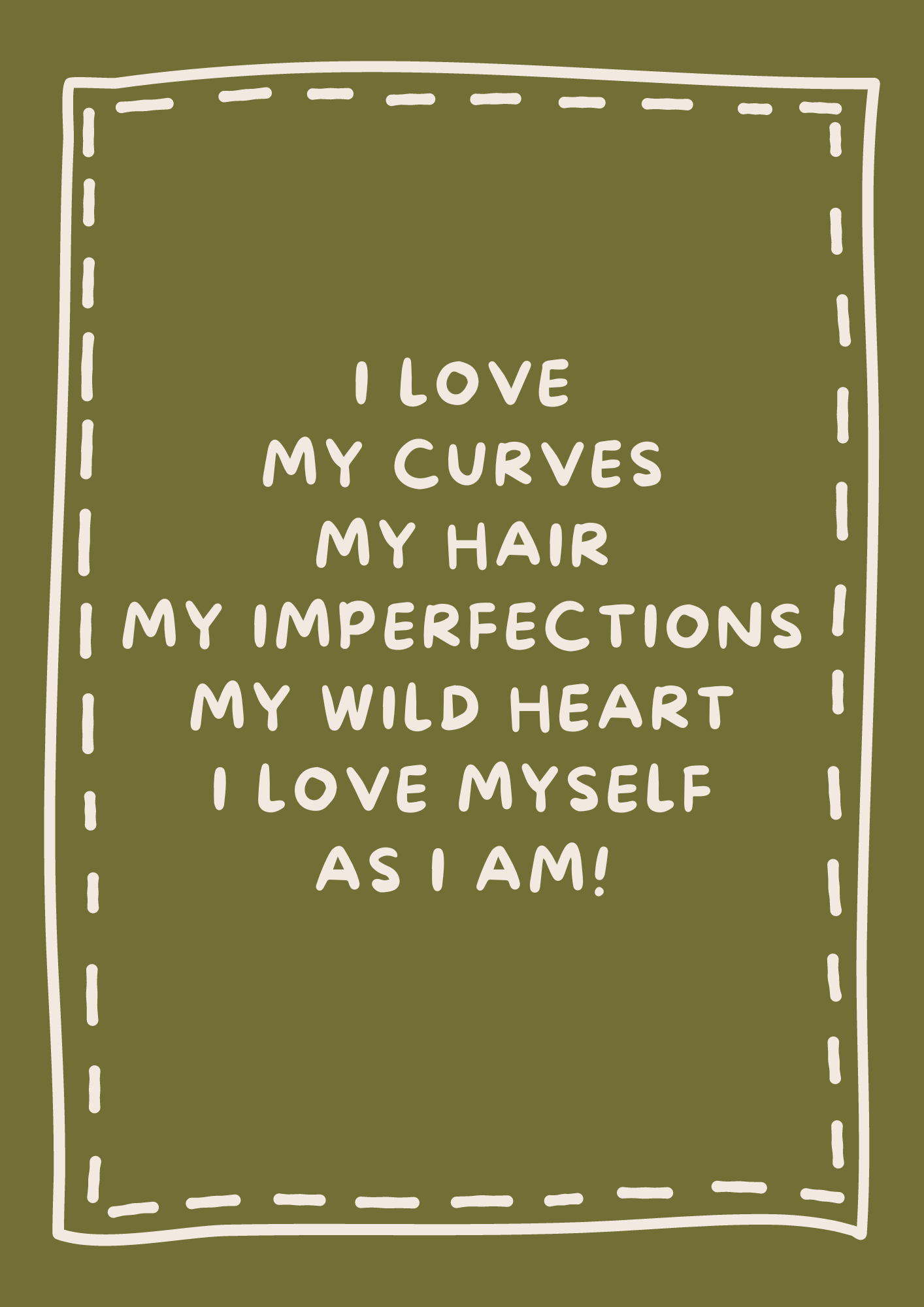 I Love Myself Print