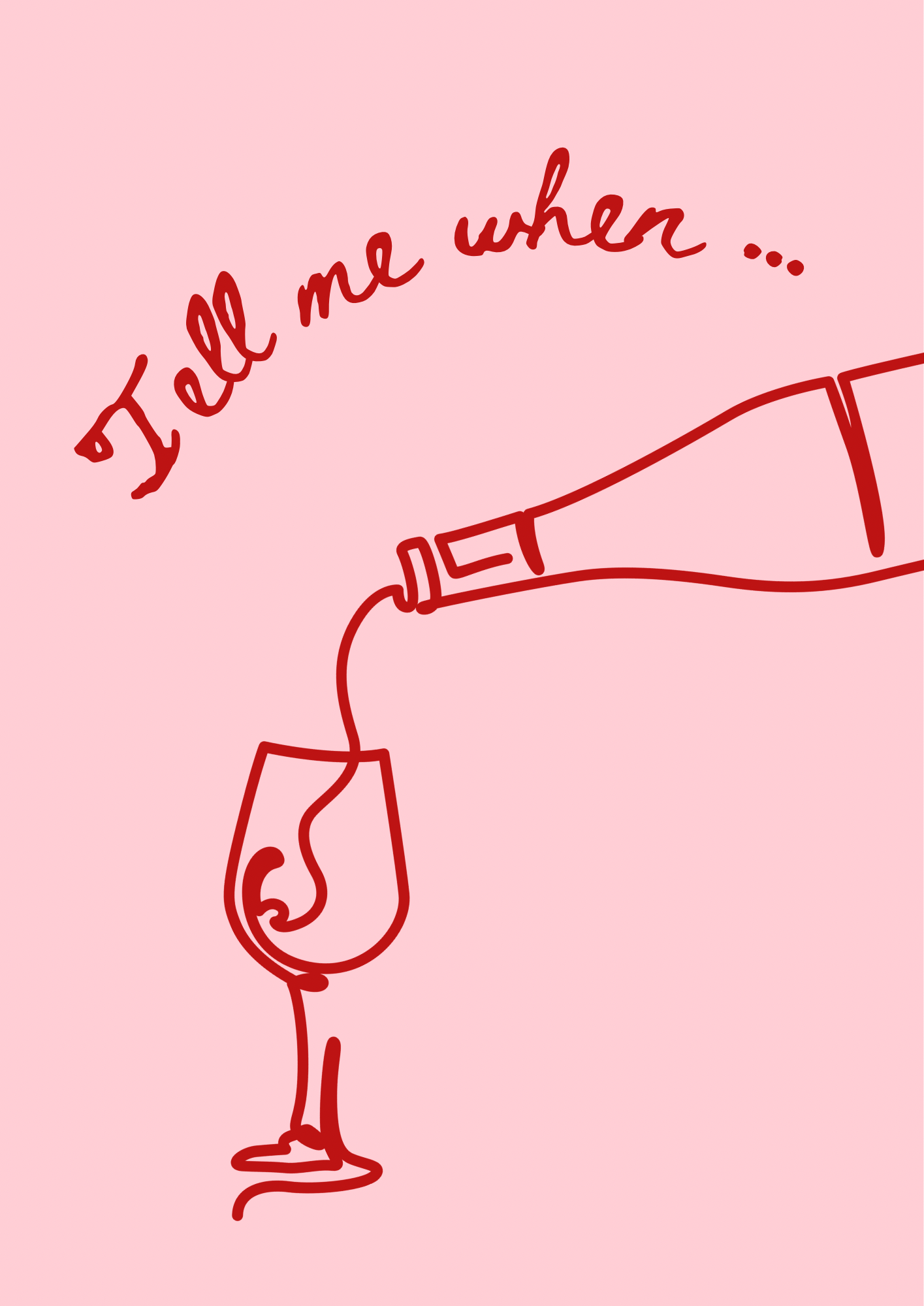 Cheers Wine Print