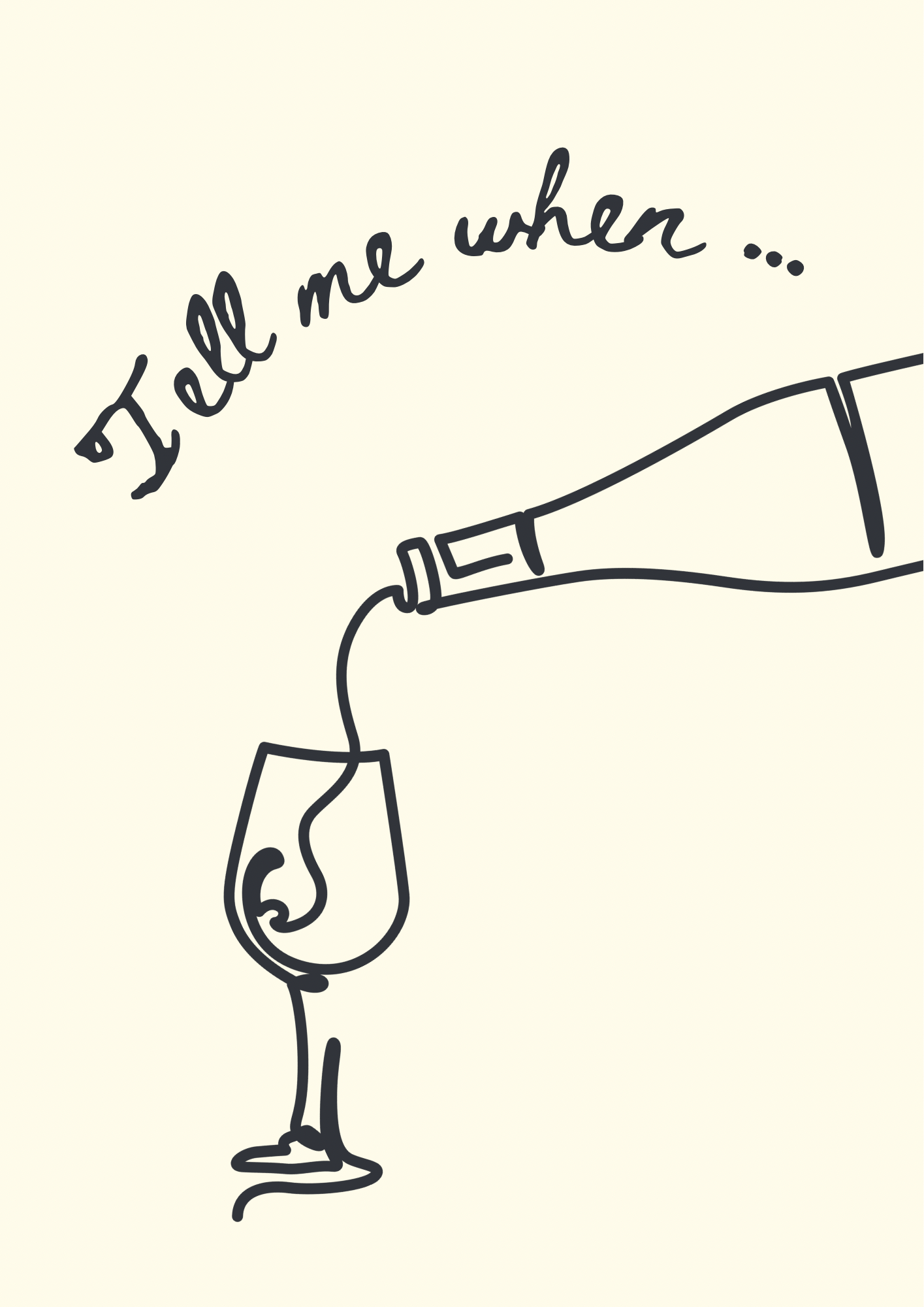 Cheers Wine Print