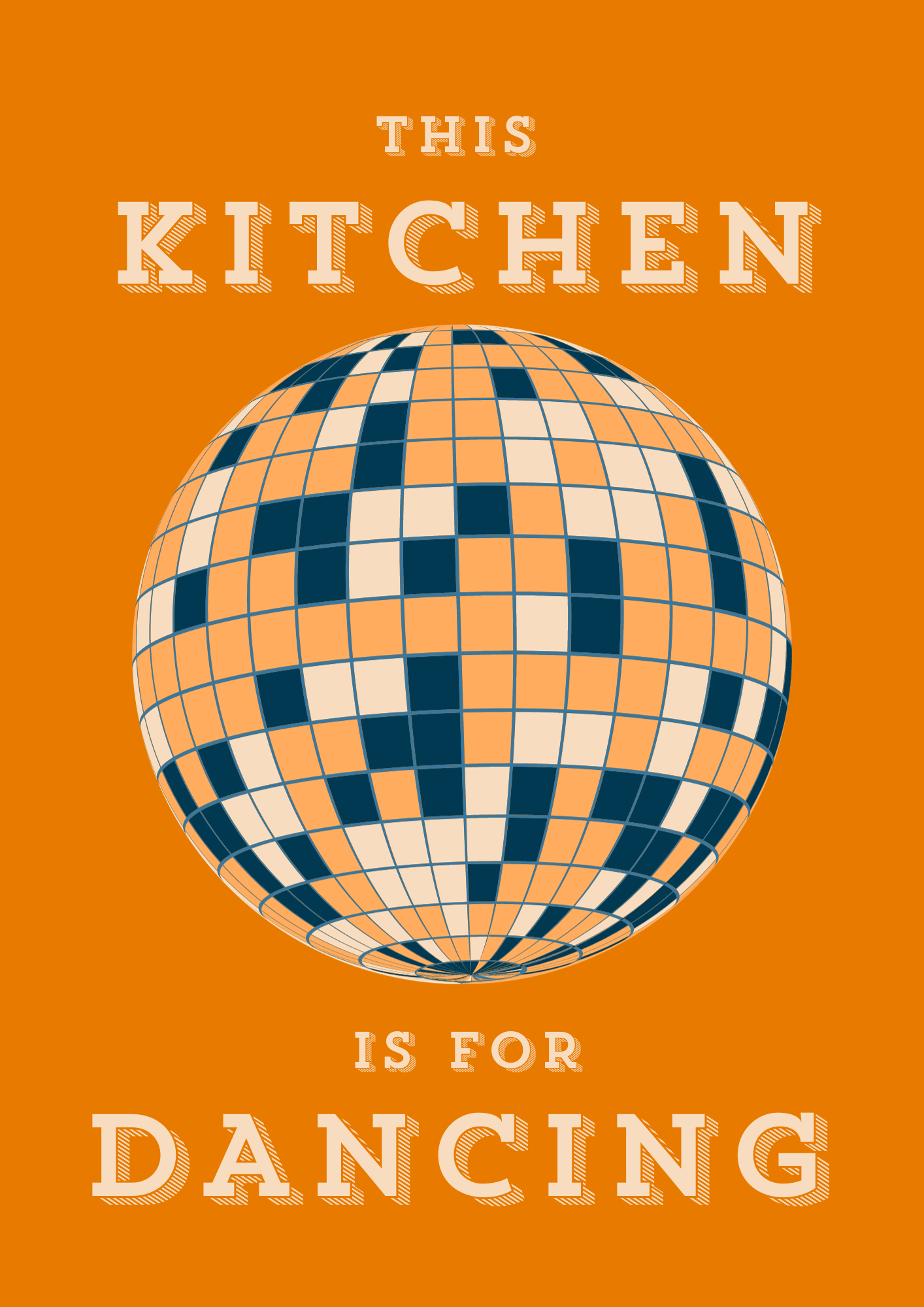 Kitchen Dancing Print