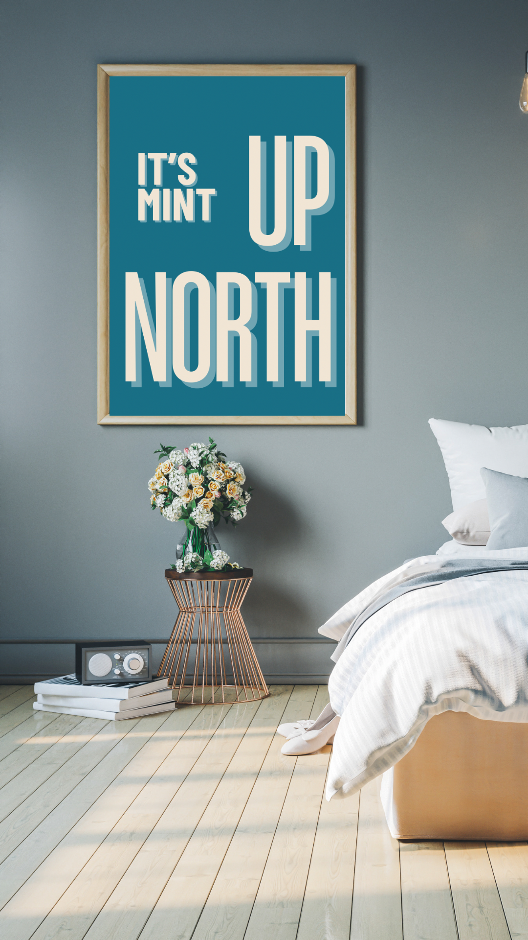 It’s Mint Up North Wall Print