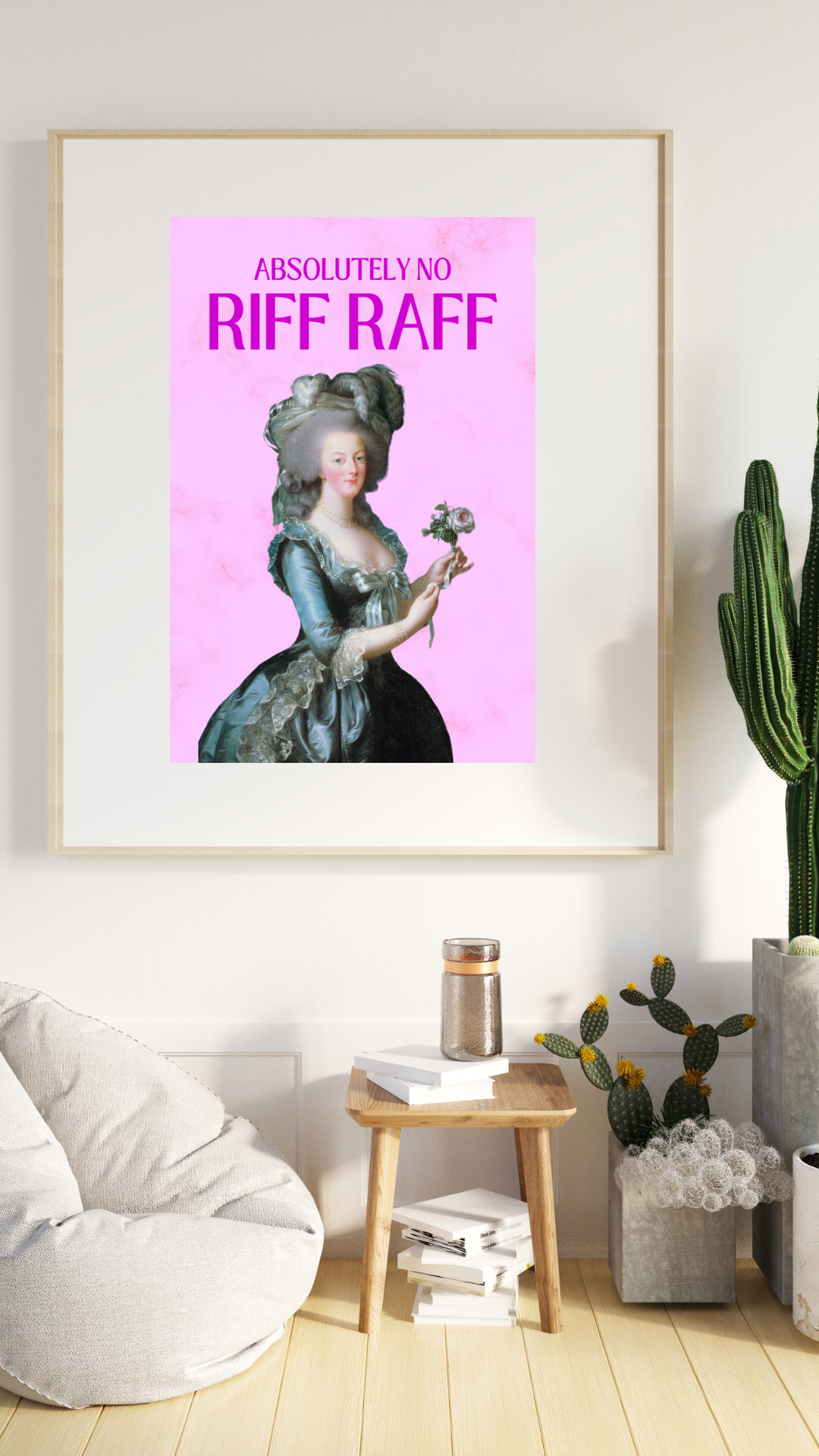 Absolutely No Riff Raff Wall Print