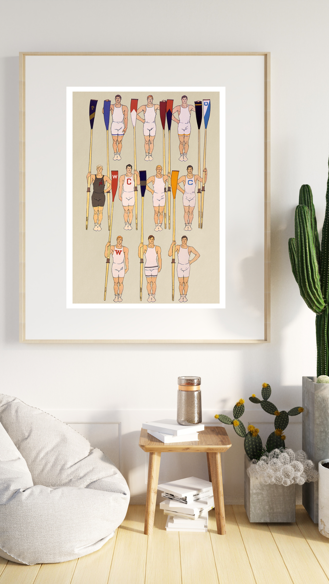 Edward Penfield, College Crews Wall, Print