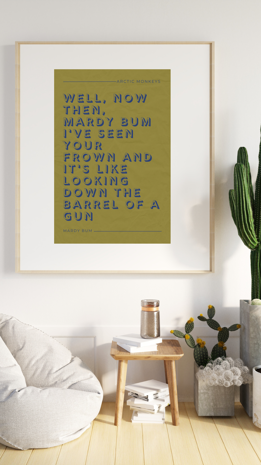 Arctic Monkey, Mardy Bum Lyric Print