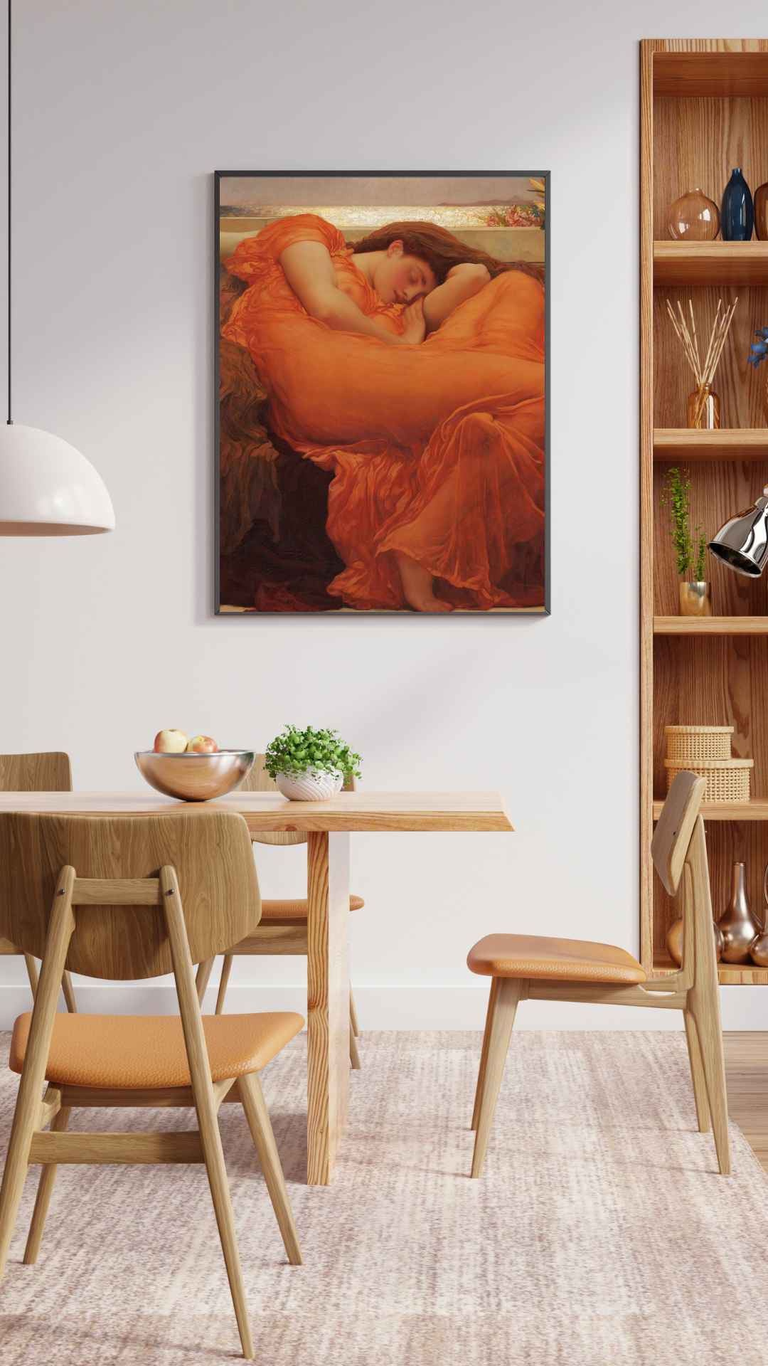 Frederic Leighton Print, Flaming June