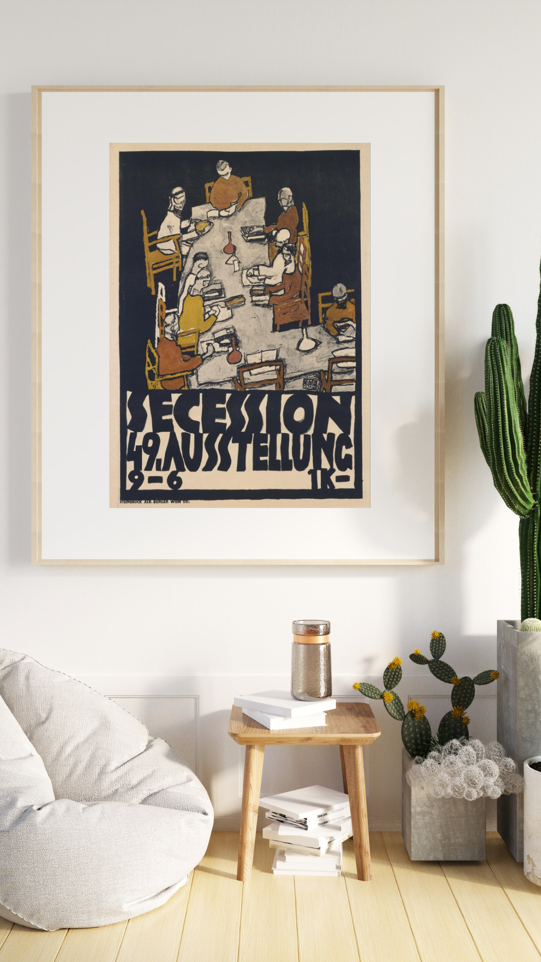 Egon Schiele, Secession 49 Exhibition Print