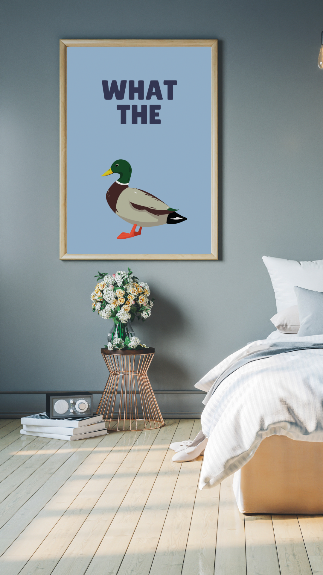 What the Duck Wall Print
