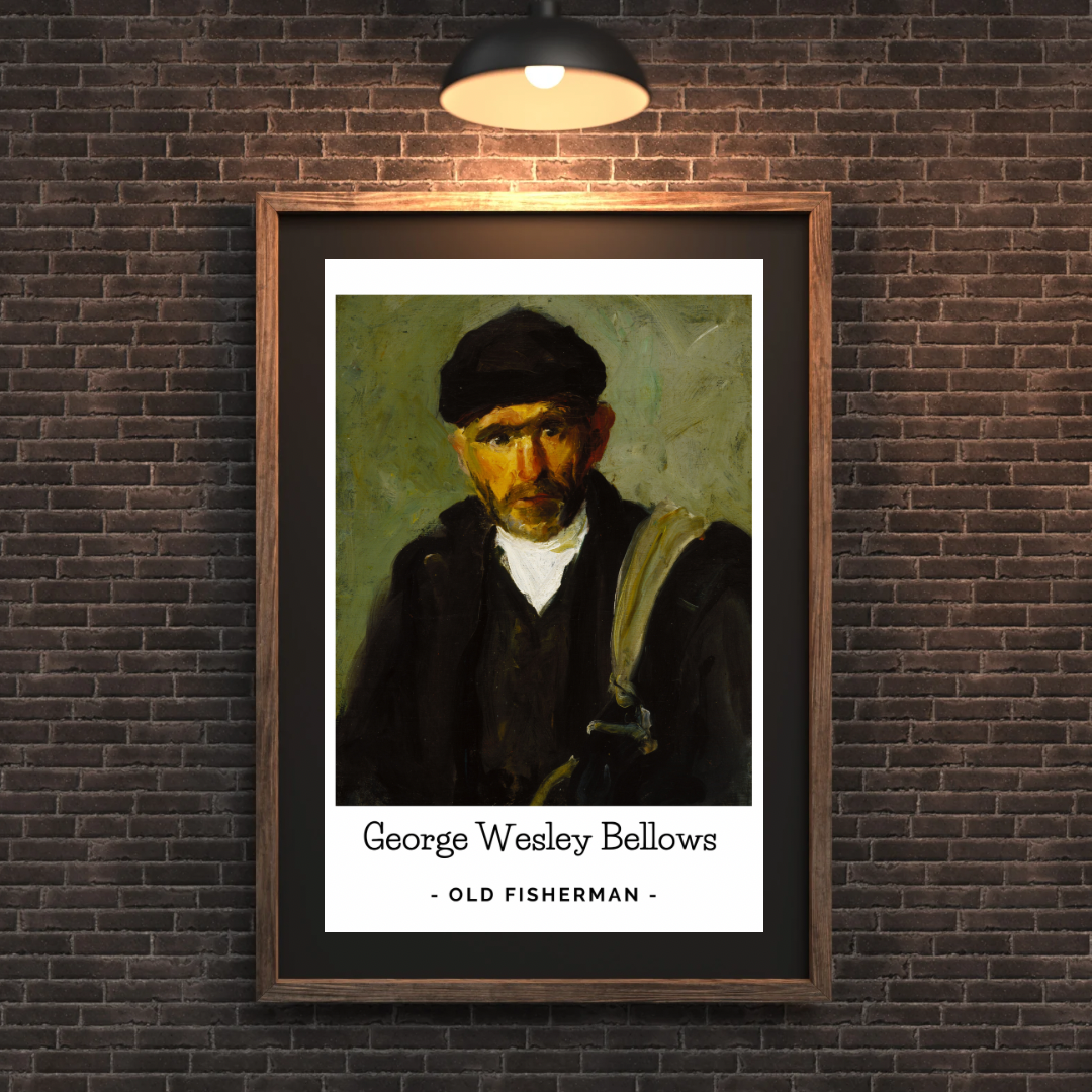 George Wesley Bellows , Old Fisherman Print