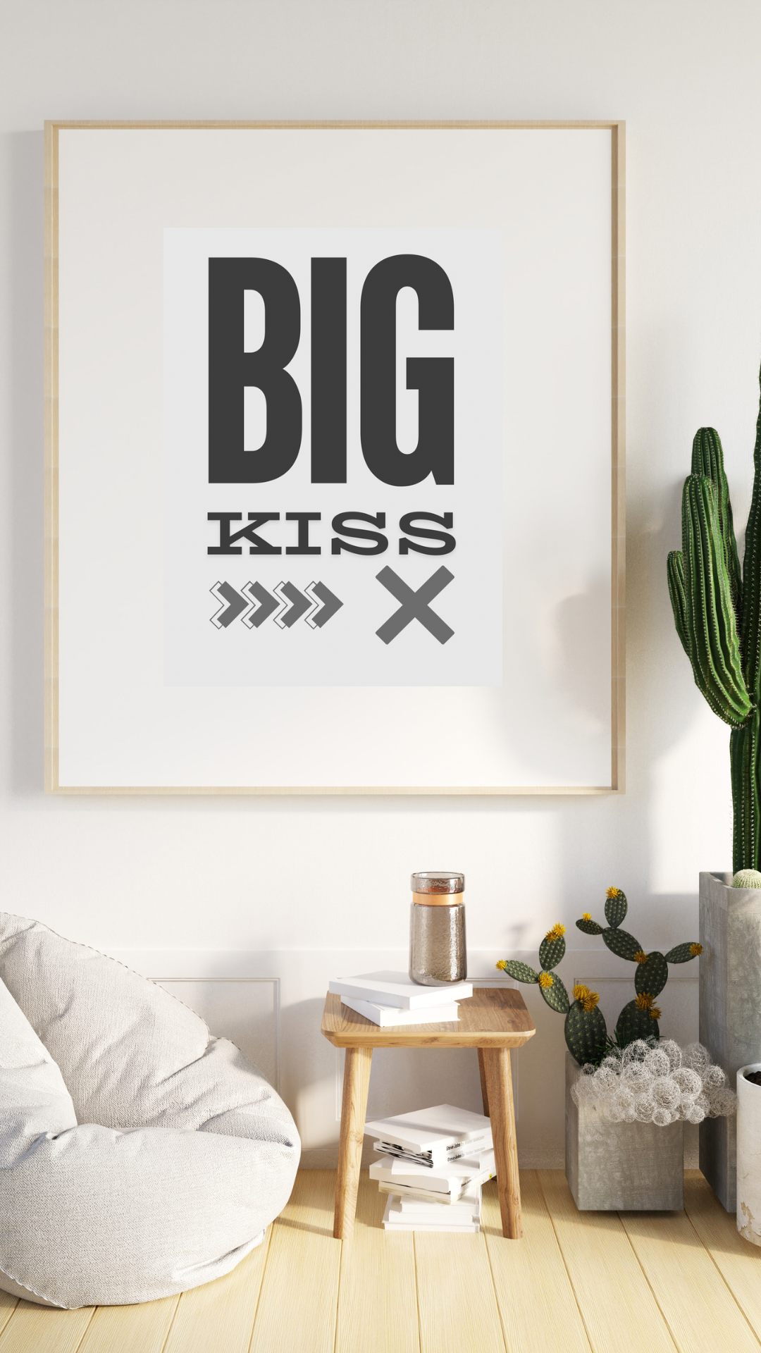 Big Kiss Wall Print