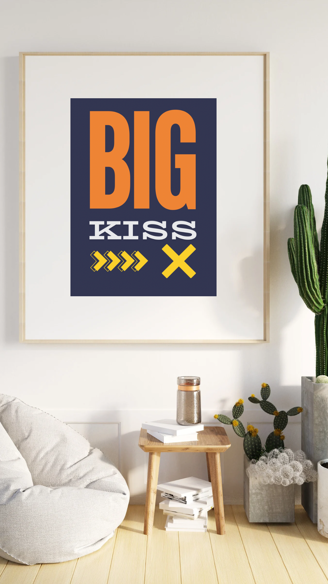 Big Kiss Wall Print