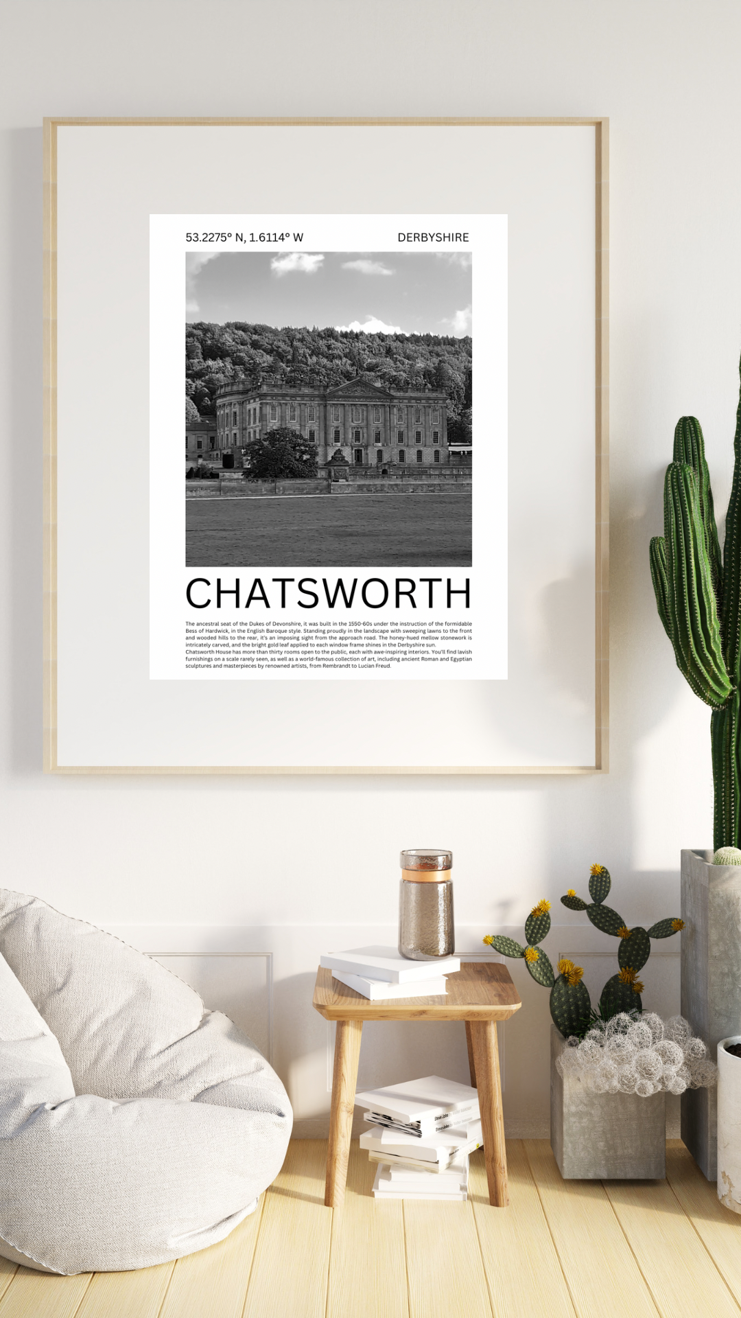 Chatsworth House, Derbyshire, Print