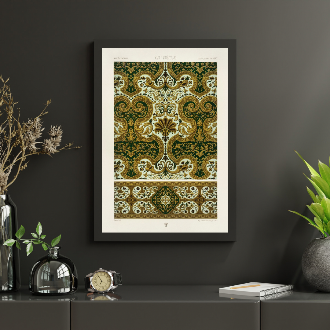 Vintage Lithographs 'L'ornement Polychrome' Print