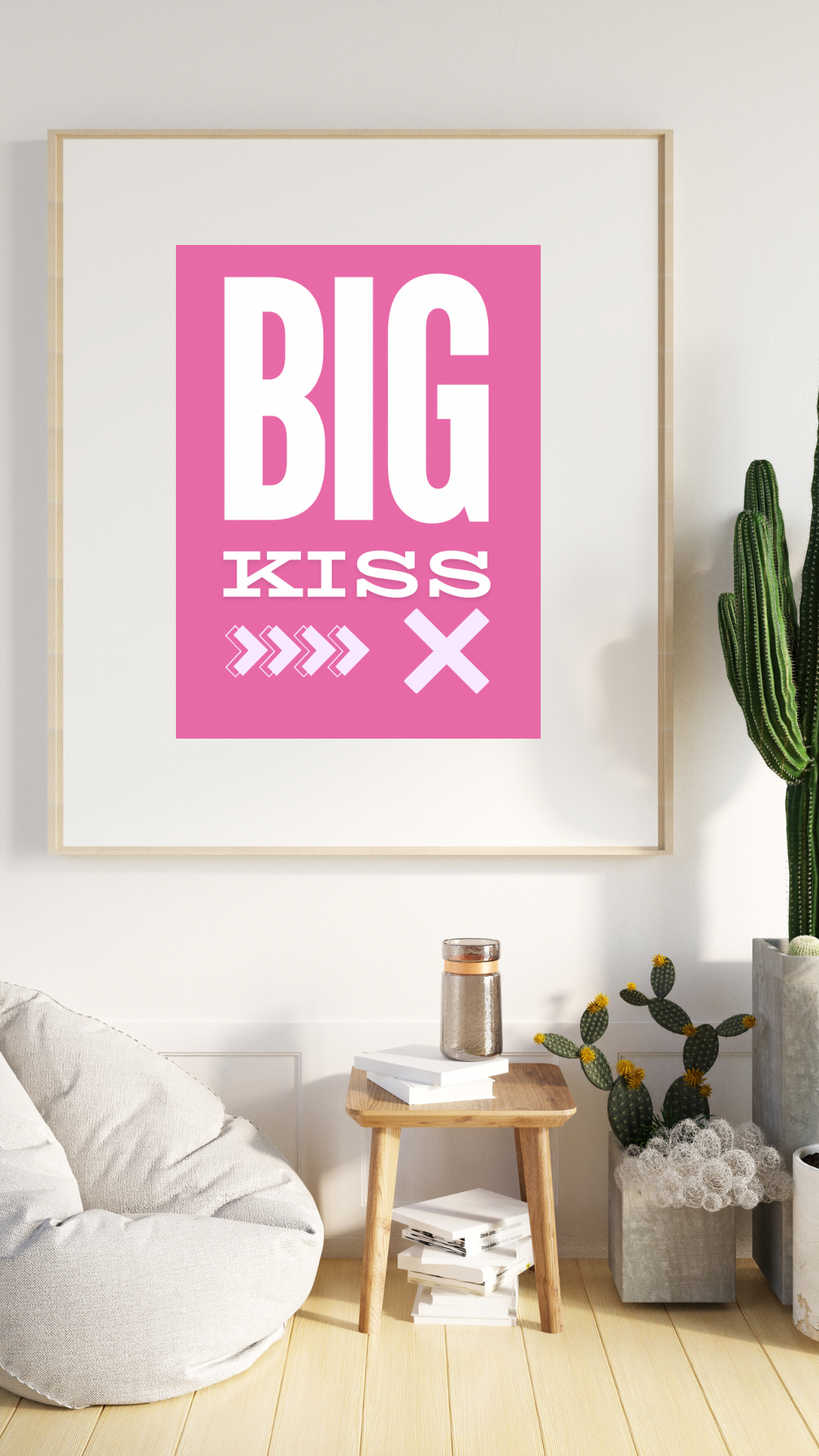 Big Kiss Wall Print
