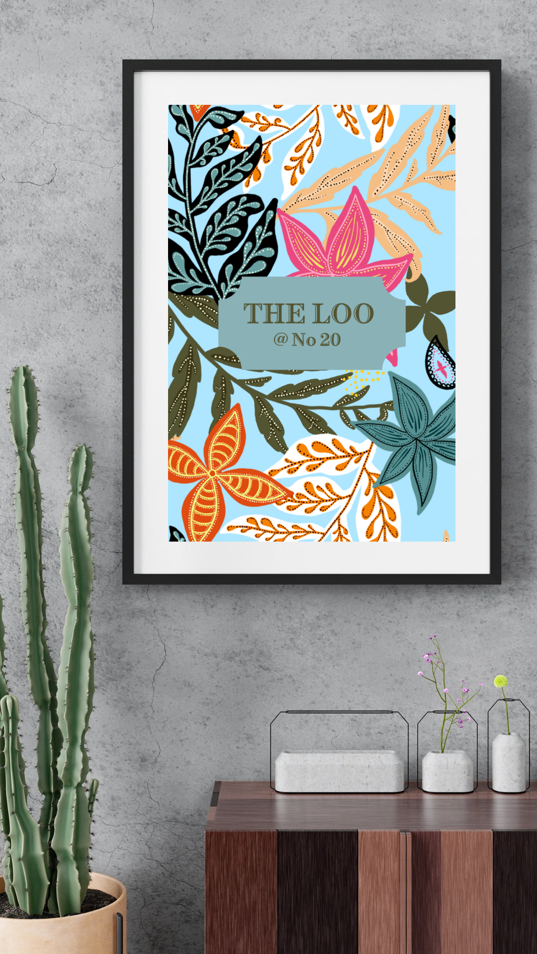 The Loo Print, Personalised Print