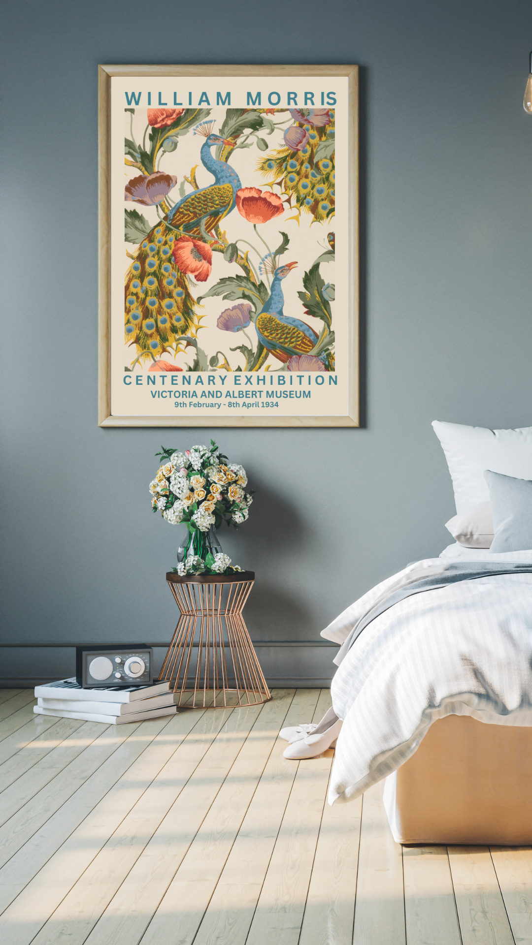 William Morris Peacock Print