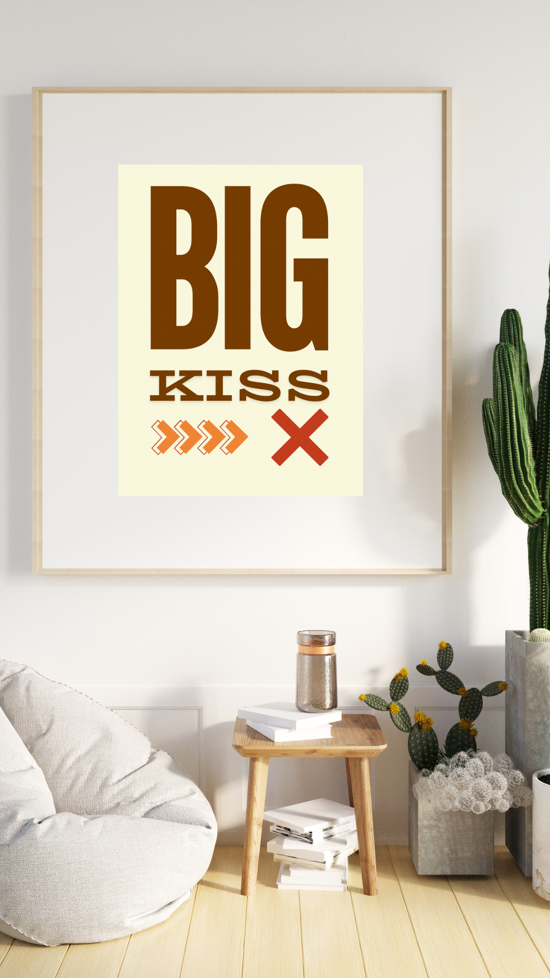 Big Kiss Wall Print
