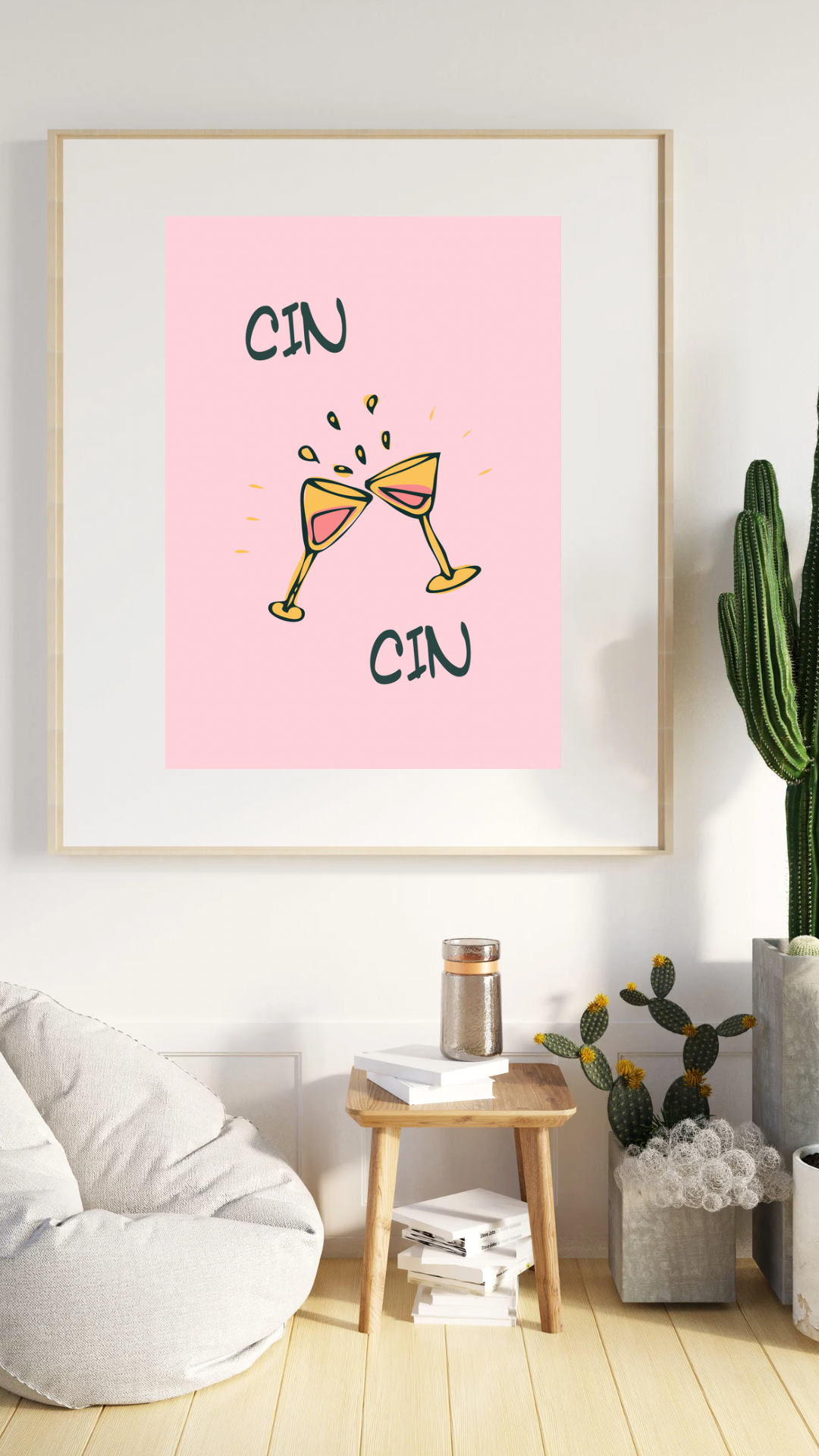 Cheers Wine Print