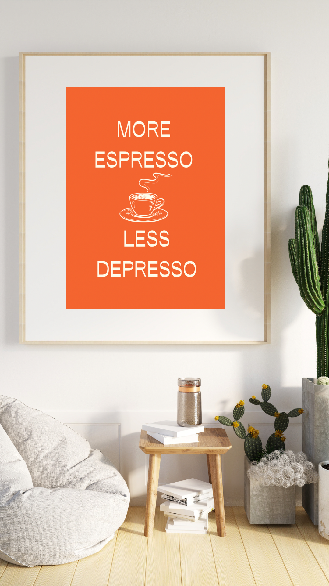 More Espresso Less Depresso Print