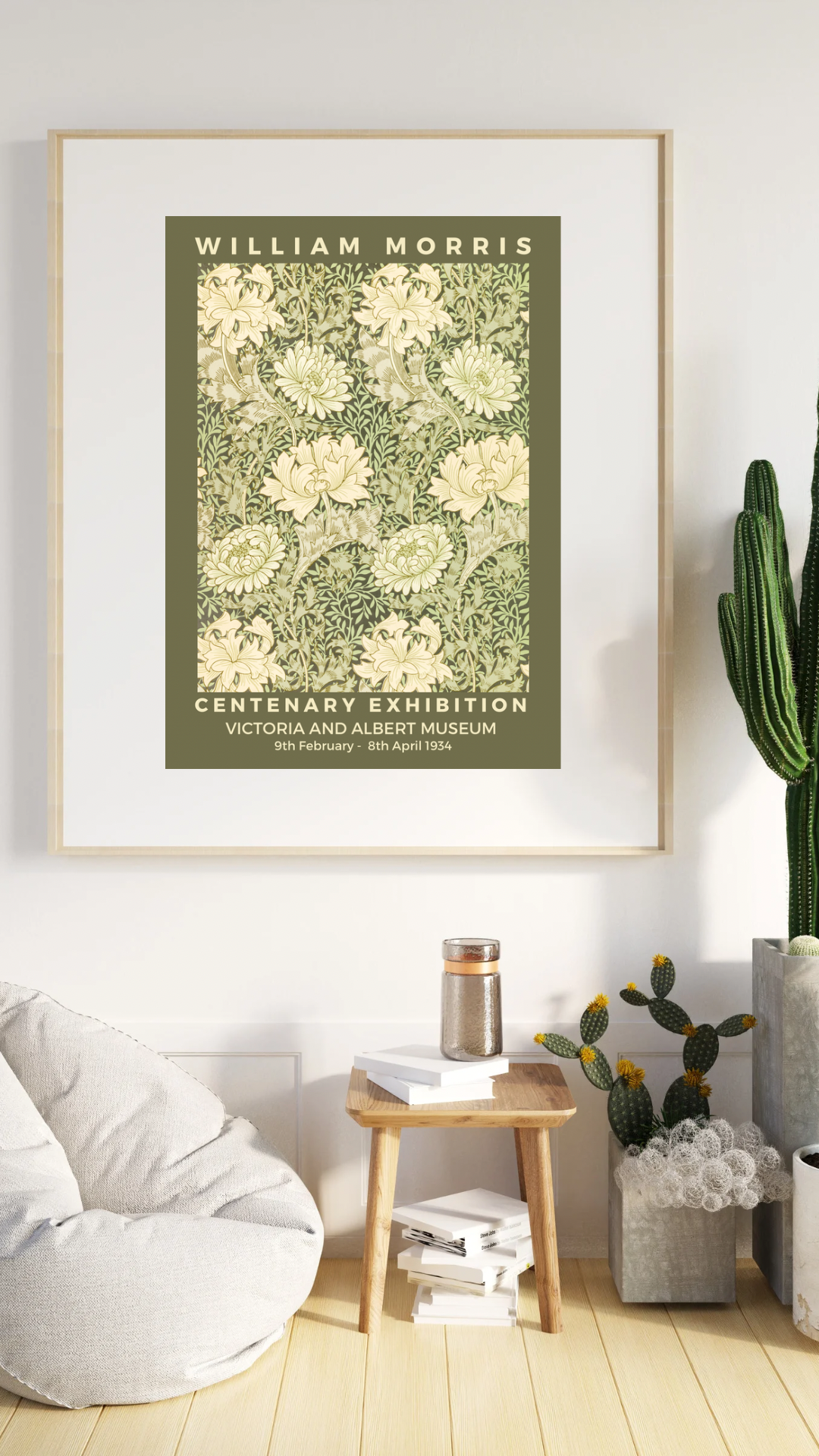 Chrysanthemum Pattern Print,  William Morris