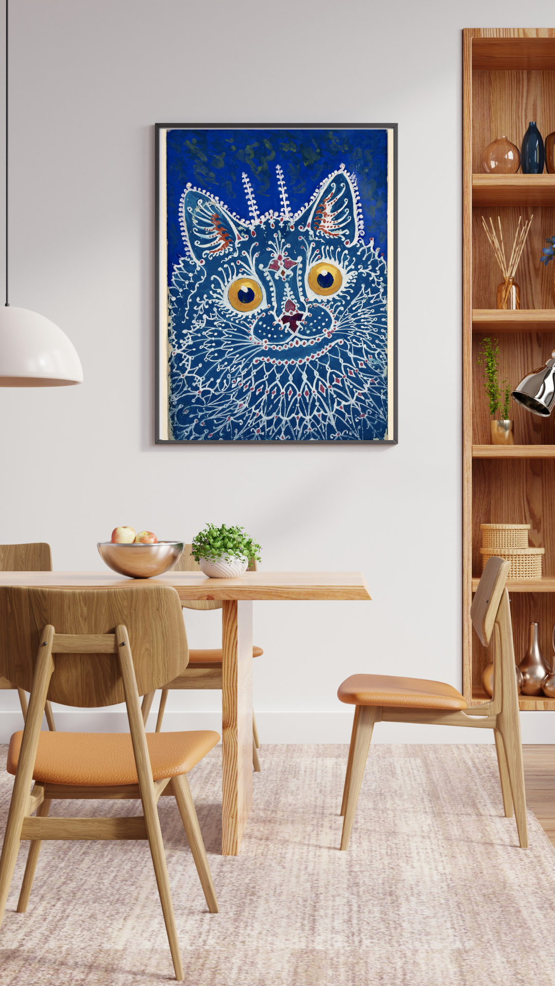 Gouache Print by Louis Wain