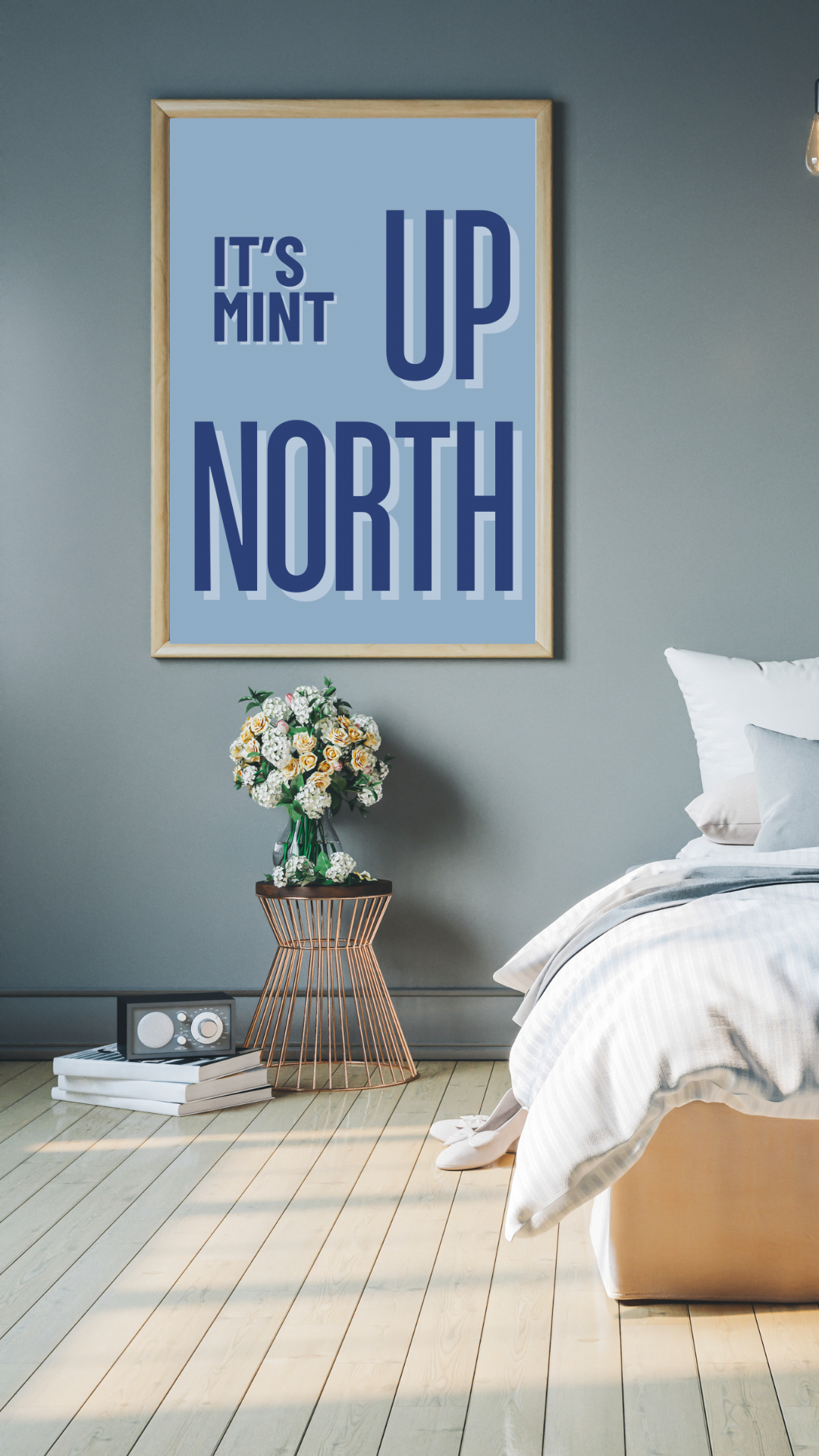 It’s Mint Up North Wall Print