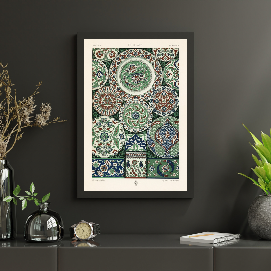 Vintage Lithographs 'L'ornement Polychrome' Print