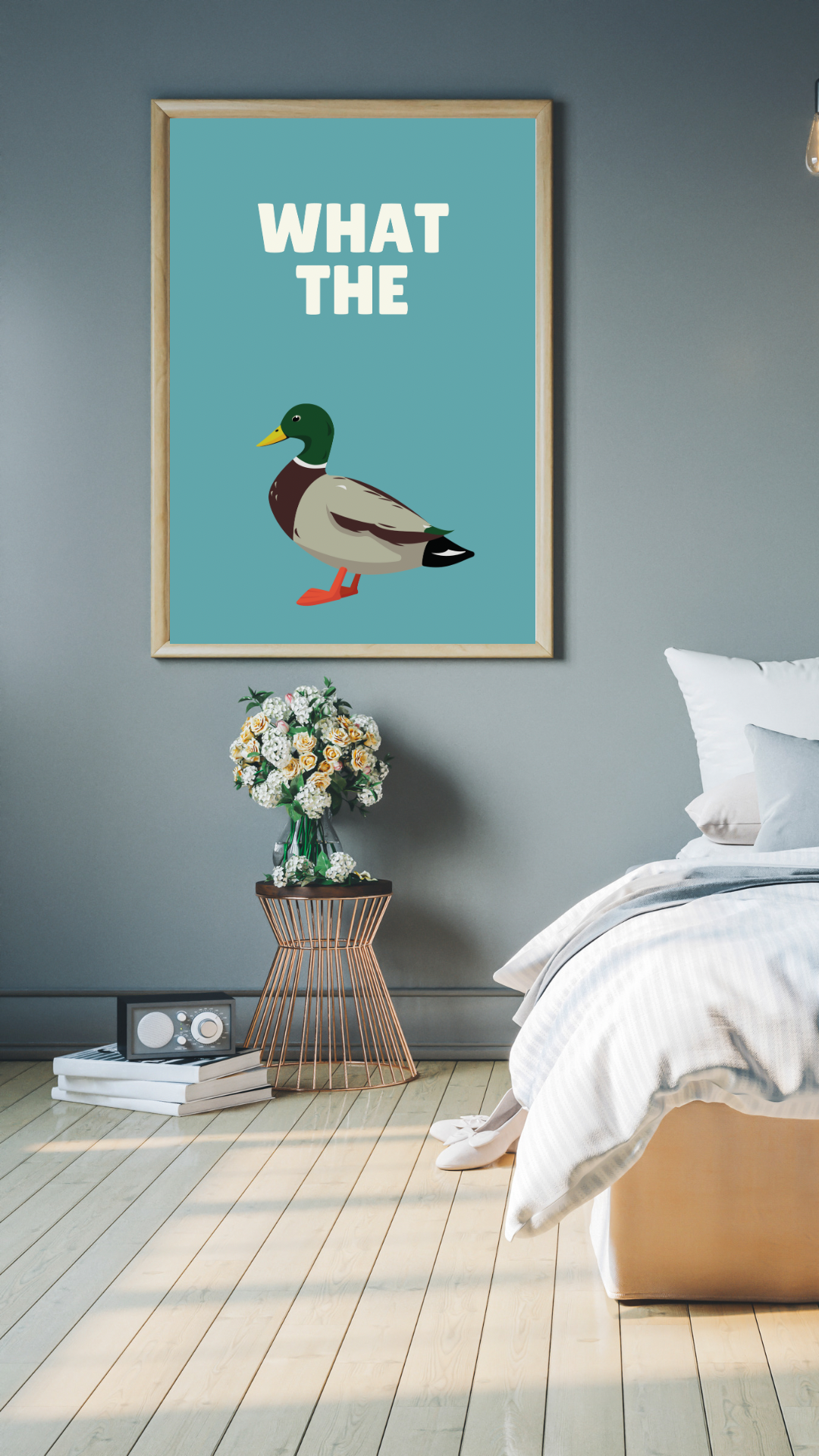 What the Duck Wall Print