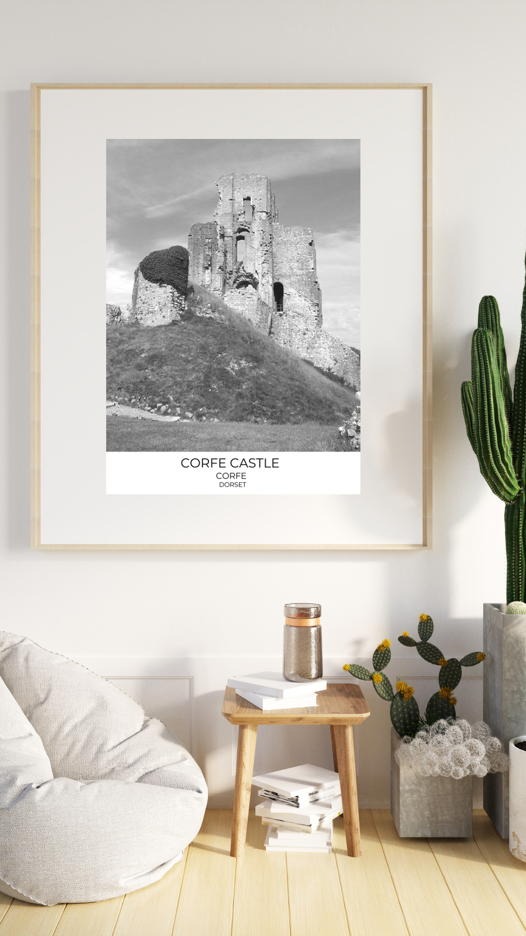 Corfe Castle, Corfe, Dorset, Print