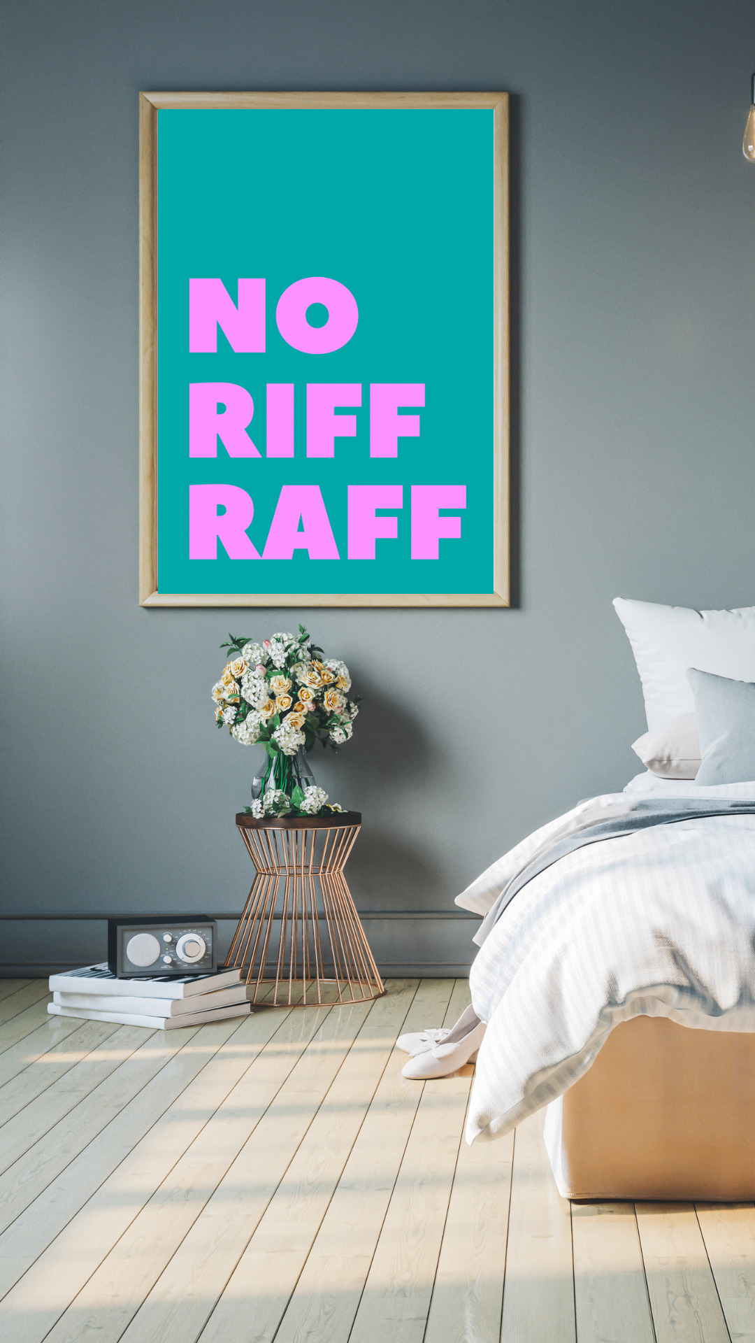 No Riff Raff Wall Print