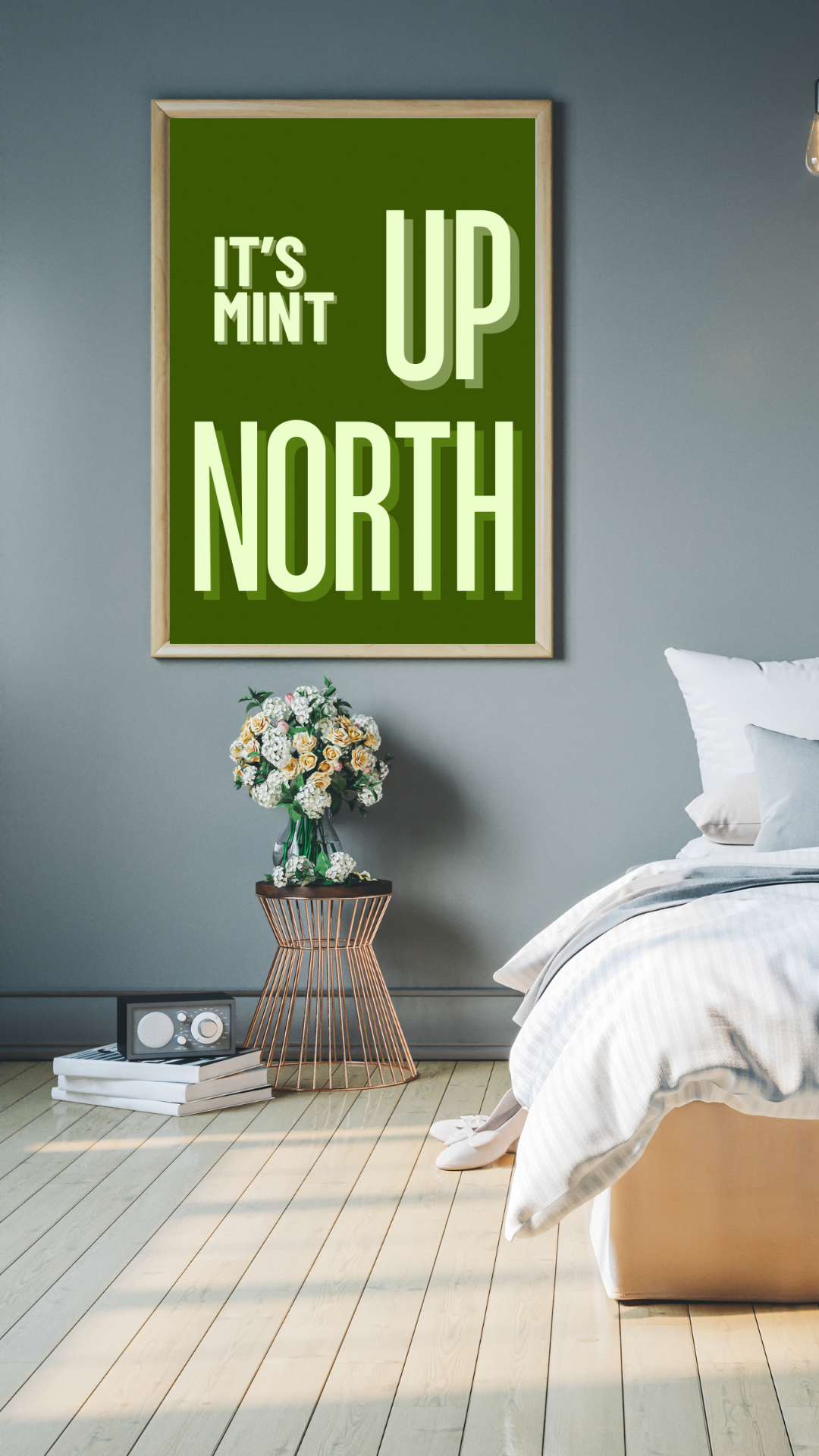 It’s Mint Up North Wall Print