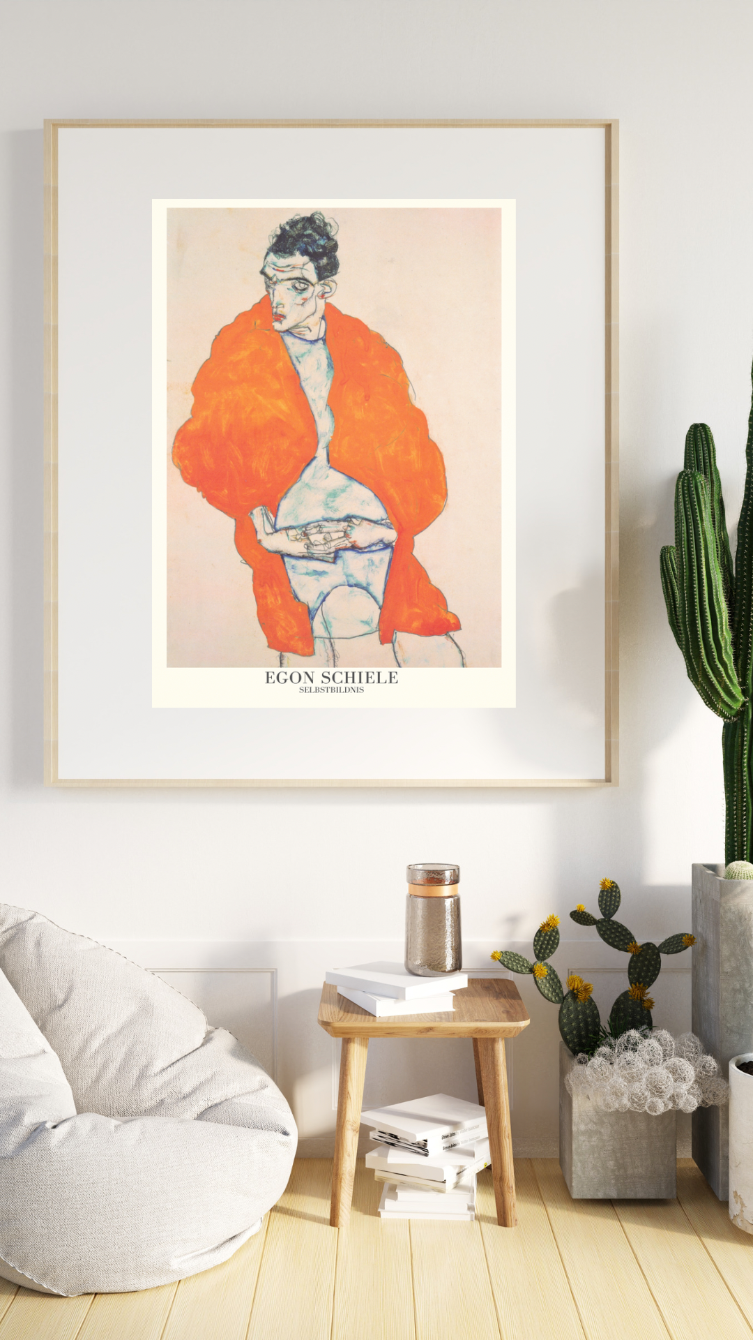Egon Schiele, Self Portrait Print