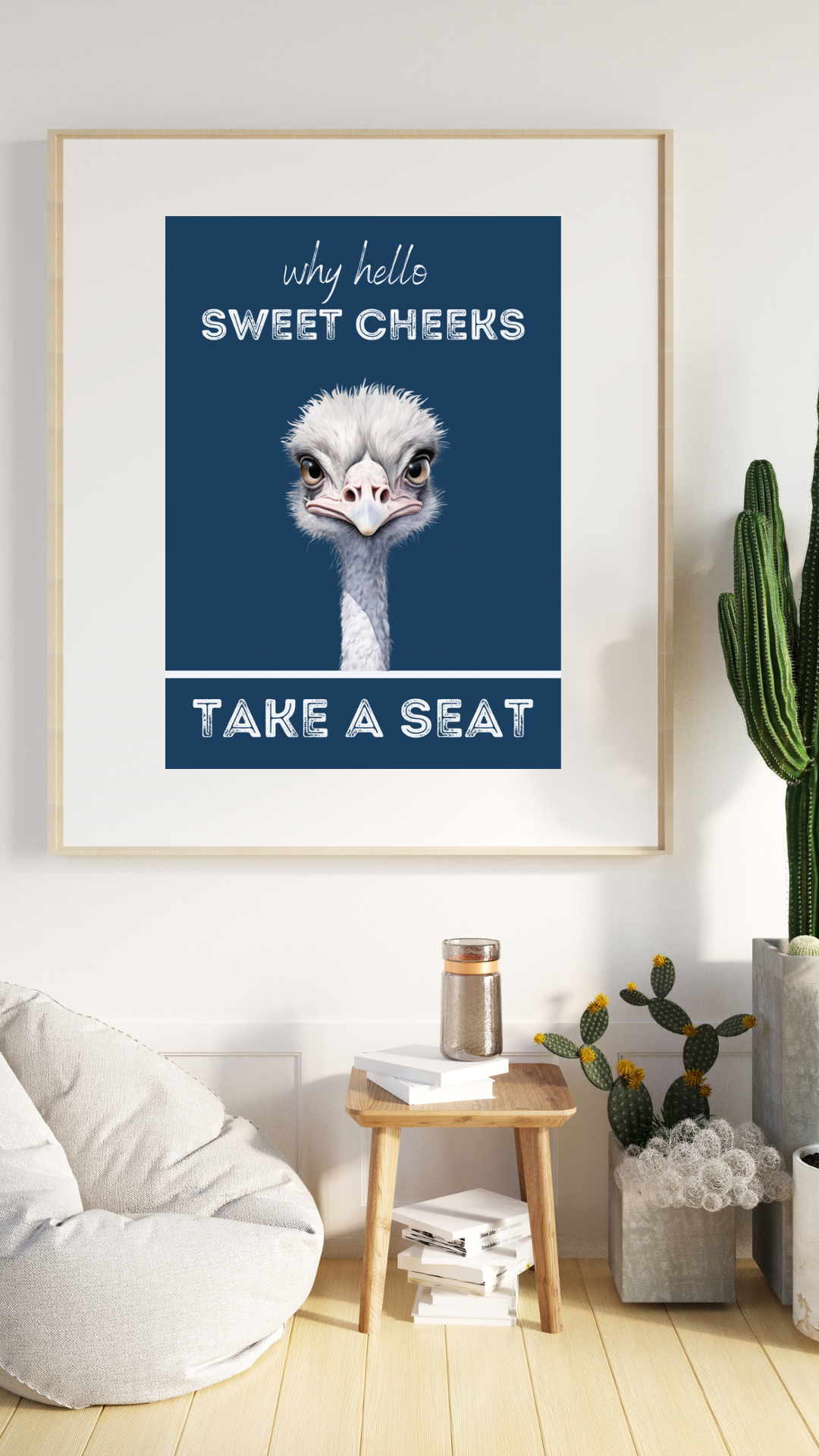 Hello Sweet Cheeks Print