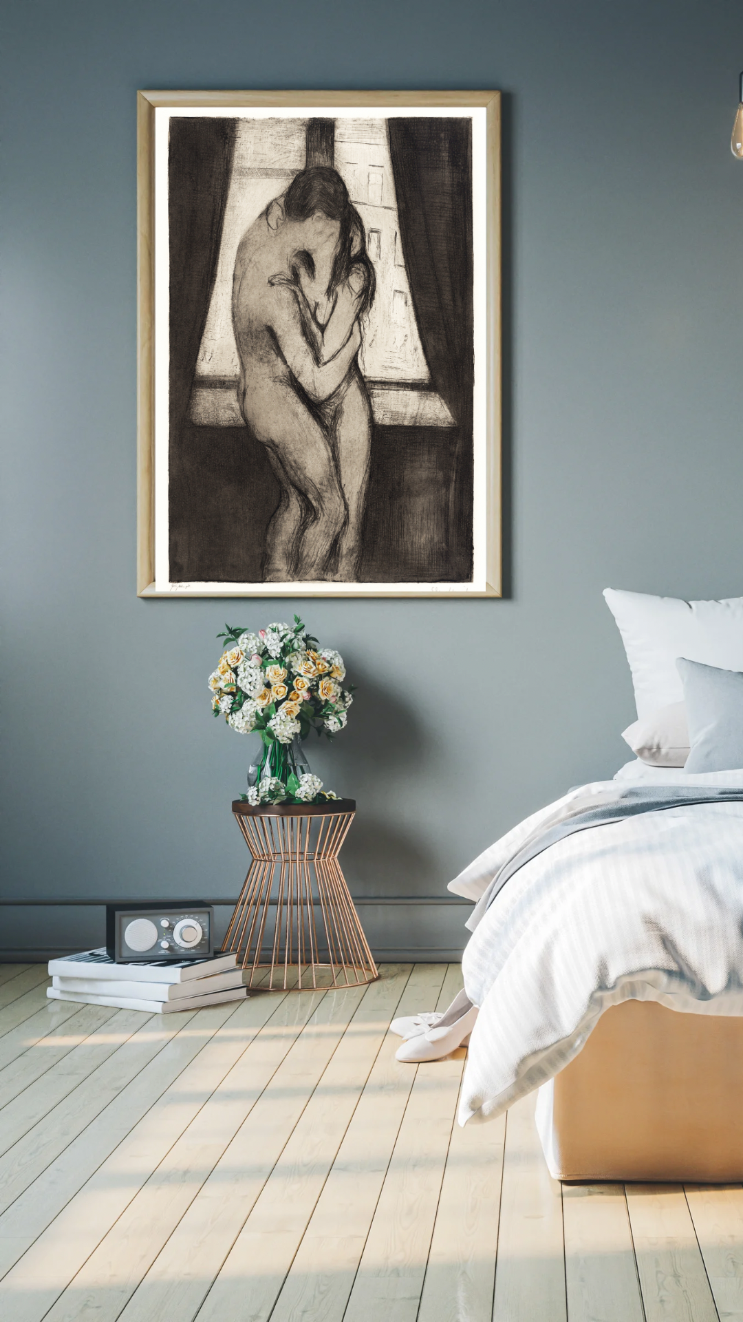 Edvard Munch, The Kiss Print