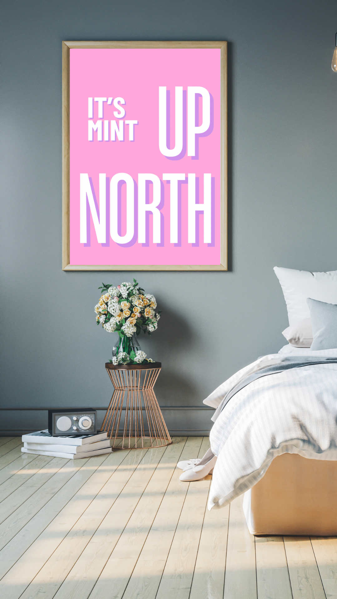 It’s Mint Up North Wall Print