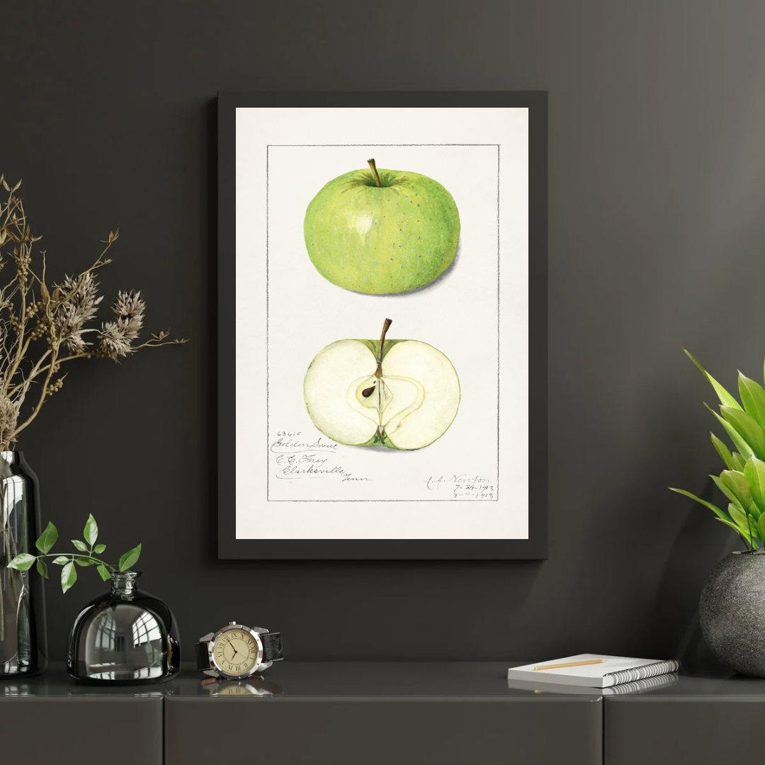 Vintage Apple Print