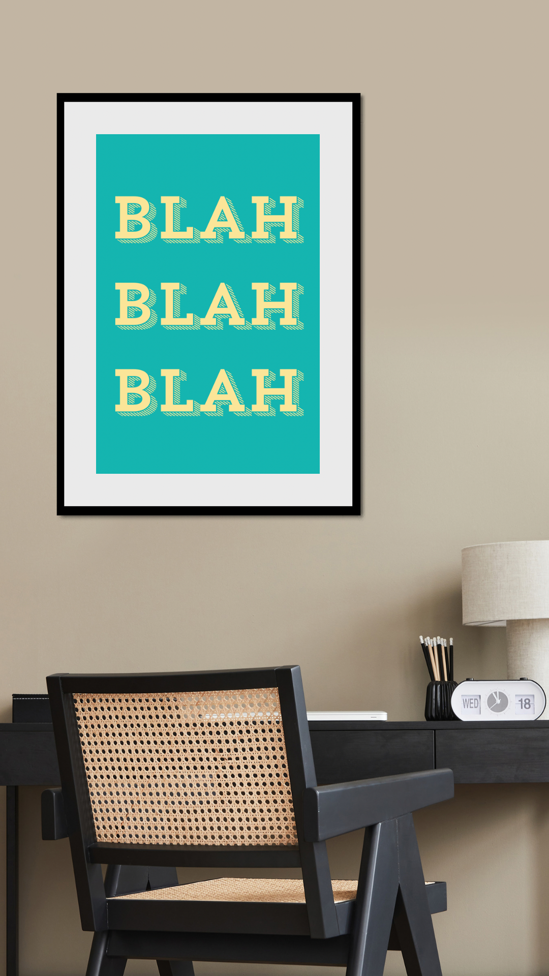 Blah Blah Blah Print
