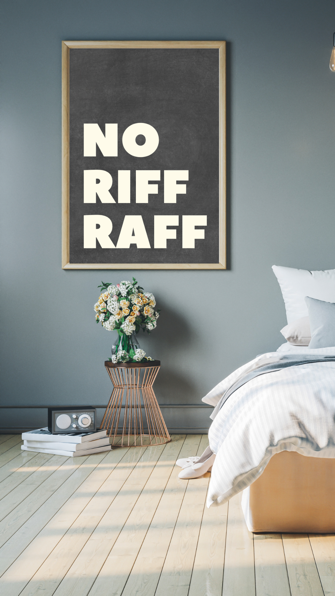 No Riff Raff Wall Print
