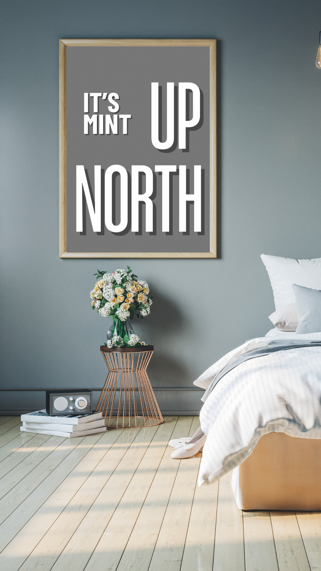 It’s Mint Up North Wall Print