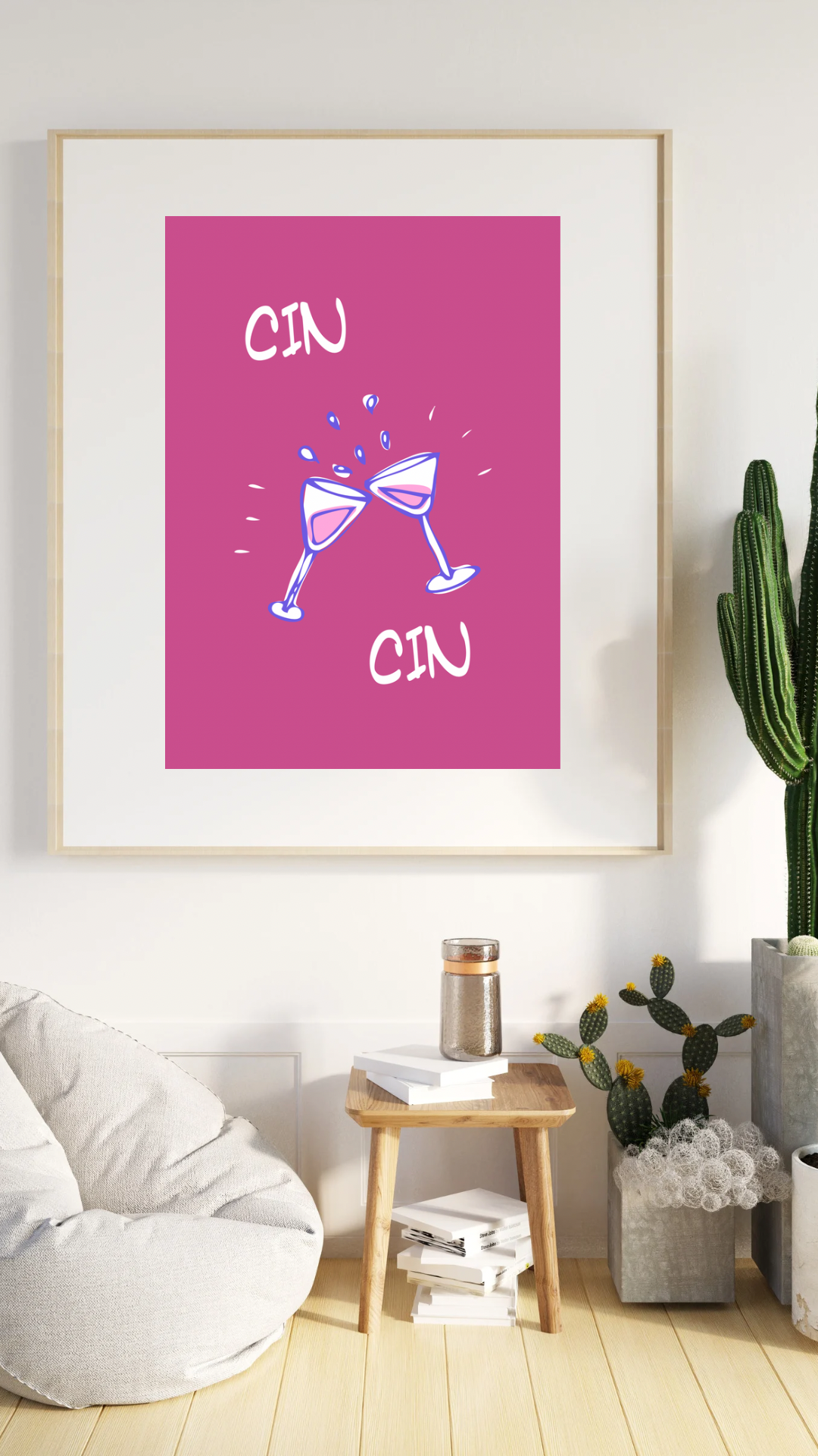 Cheers Wine Print