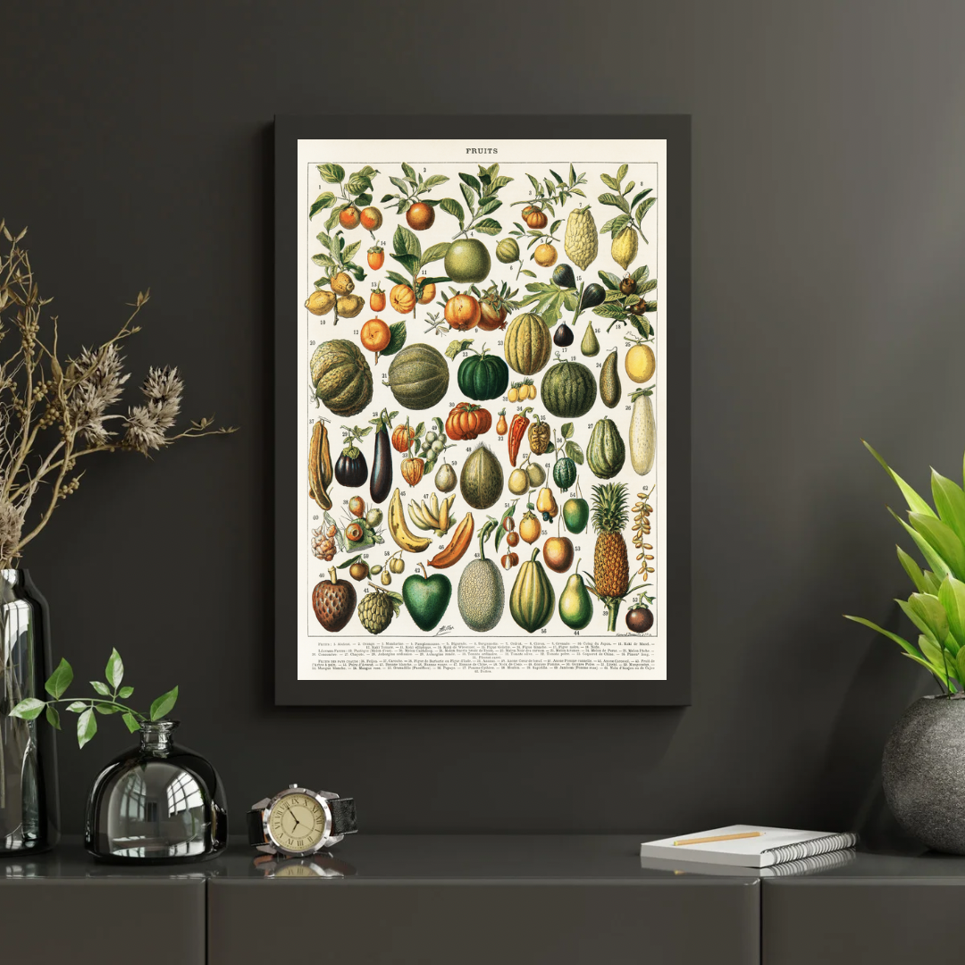 Vintage Fruit Print