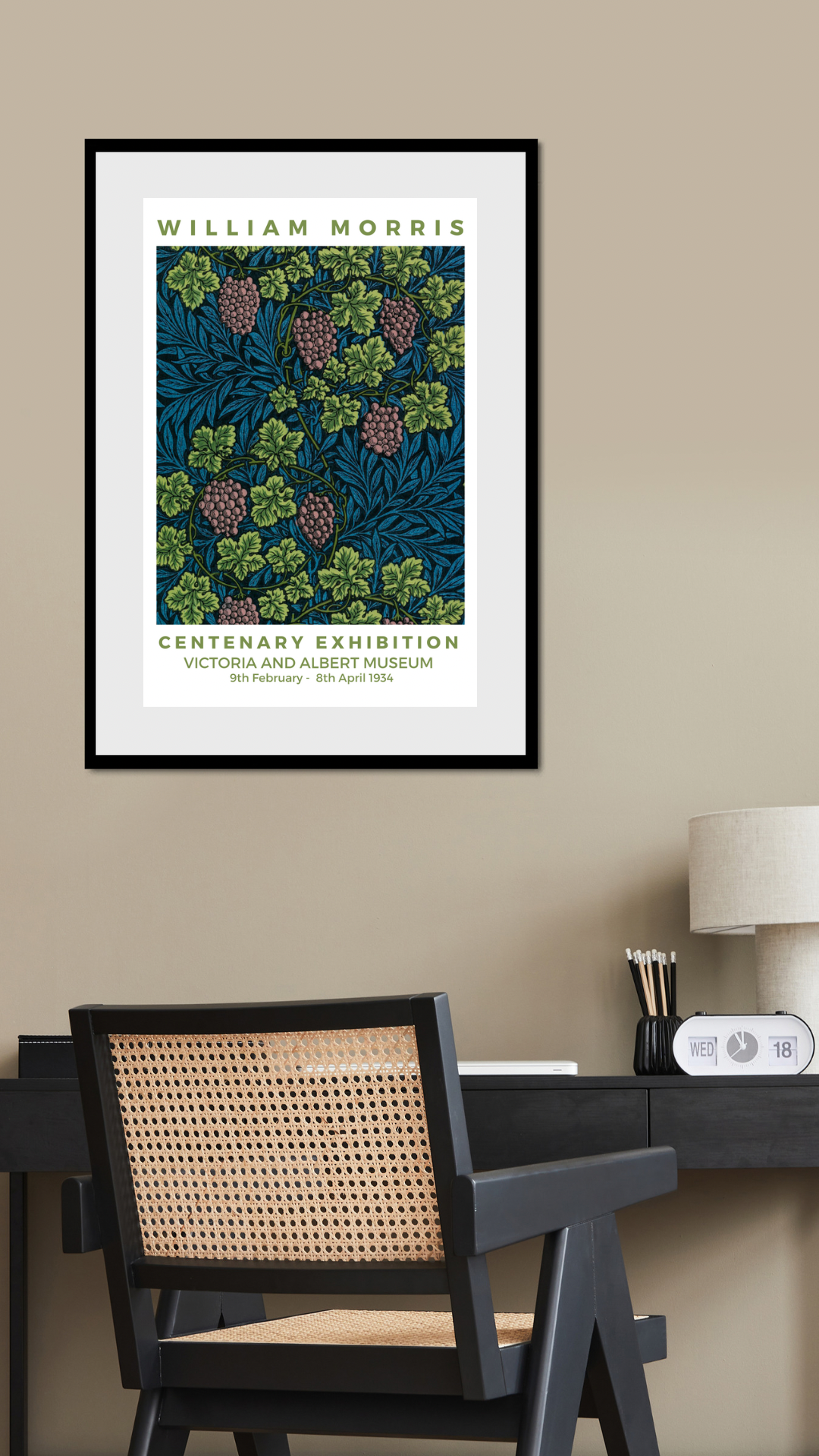 William Morris Print, Vine Pattern