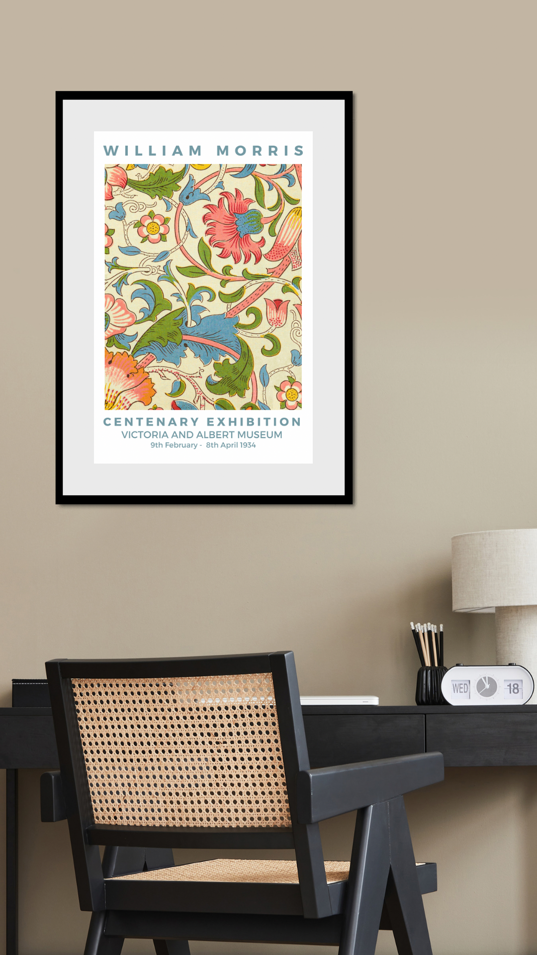 William Morris Print, Lodden Pattern