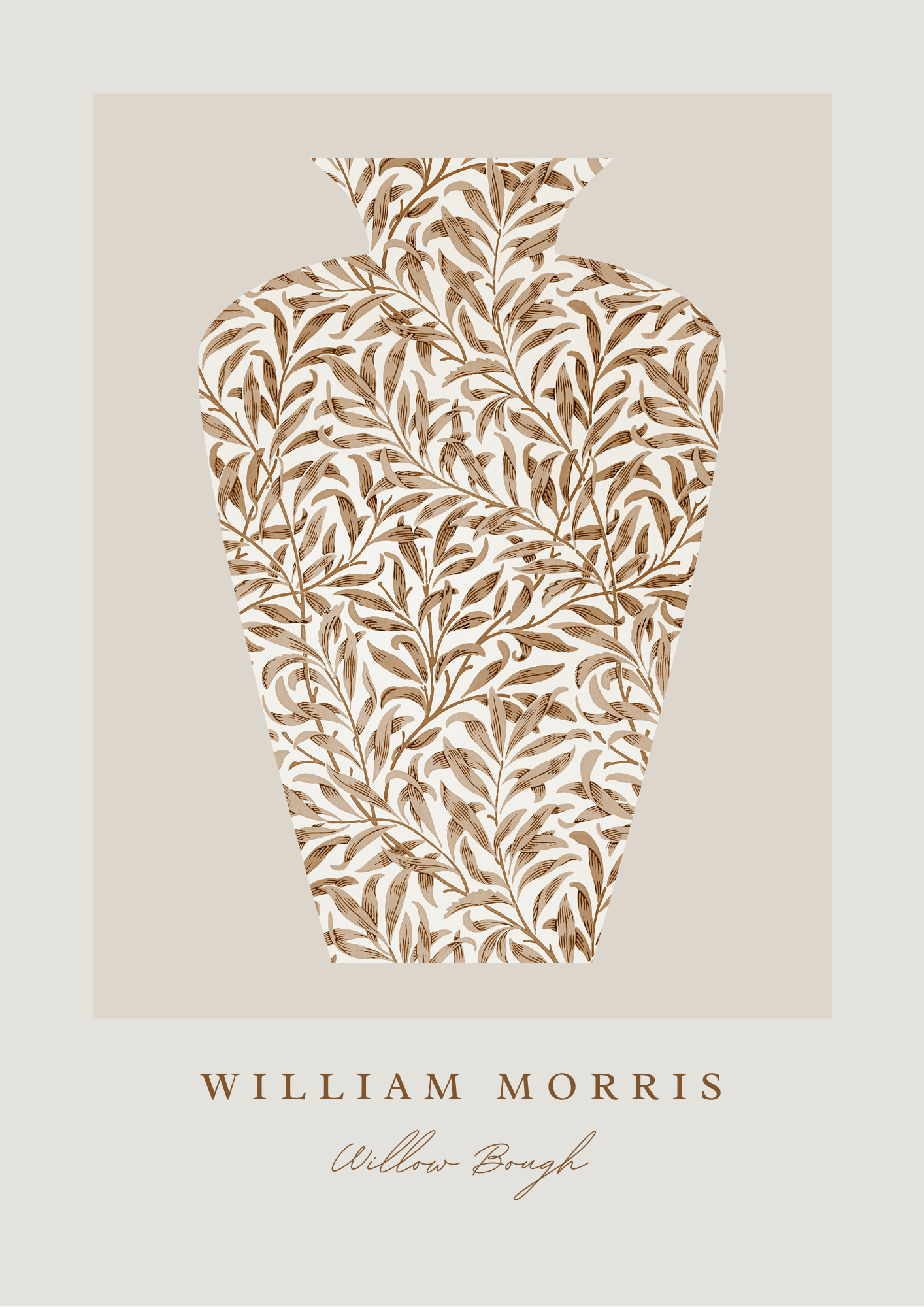 William Morris Print, Willow Bough Design
