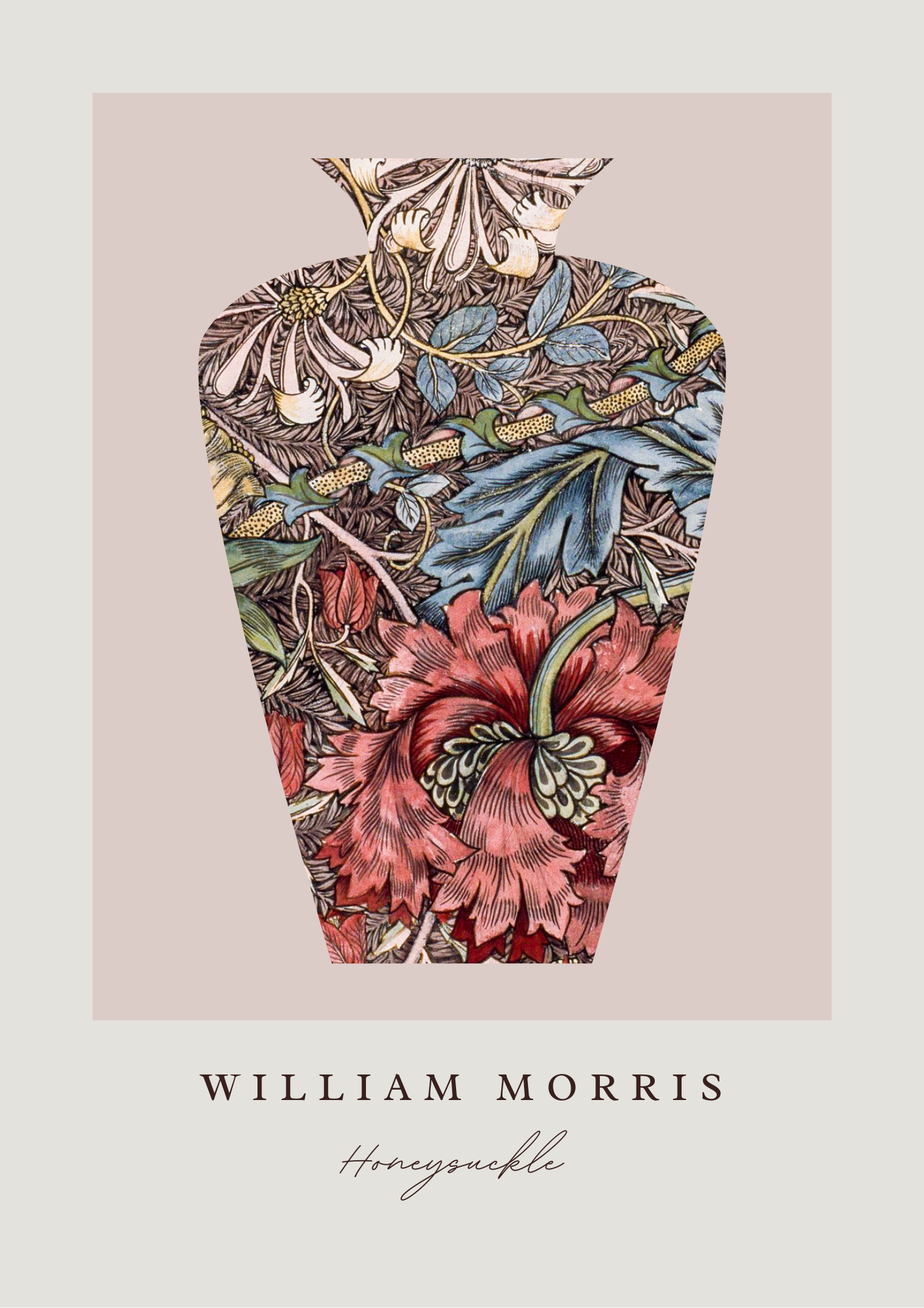 William Morris Honeysuckle Print