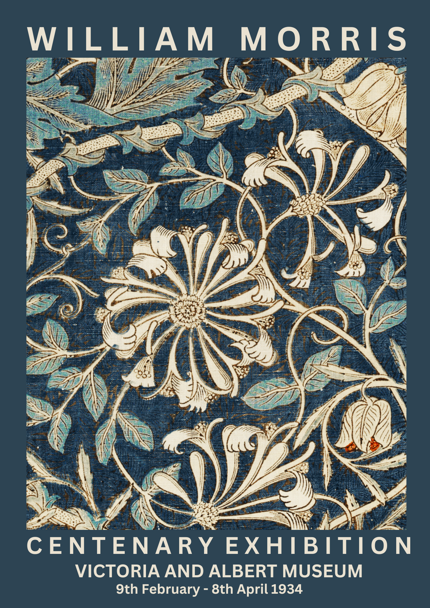 William Morris Peacock and Dragon Print